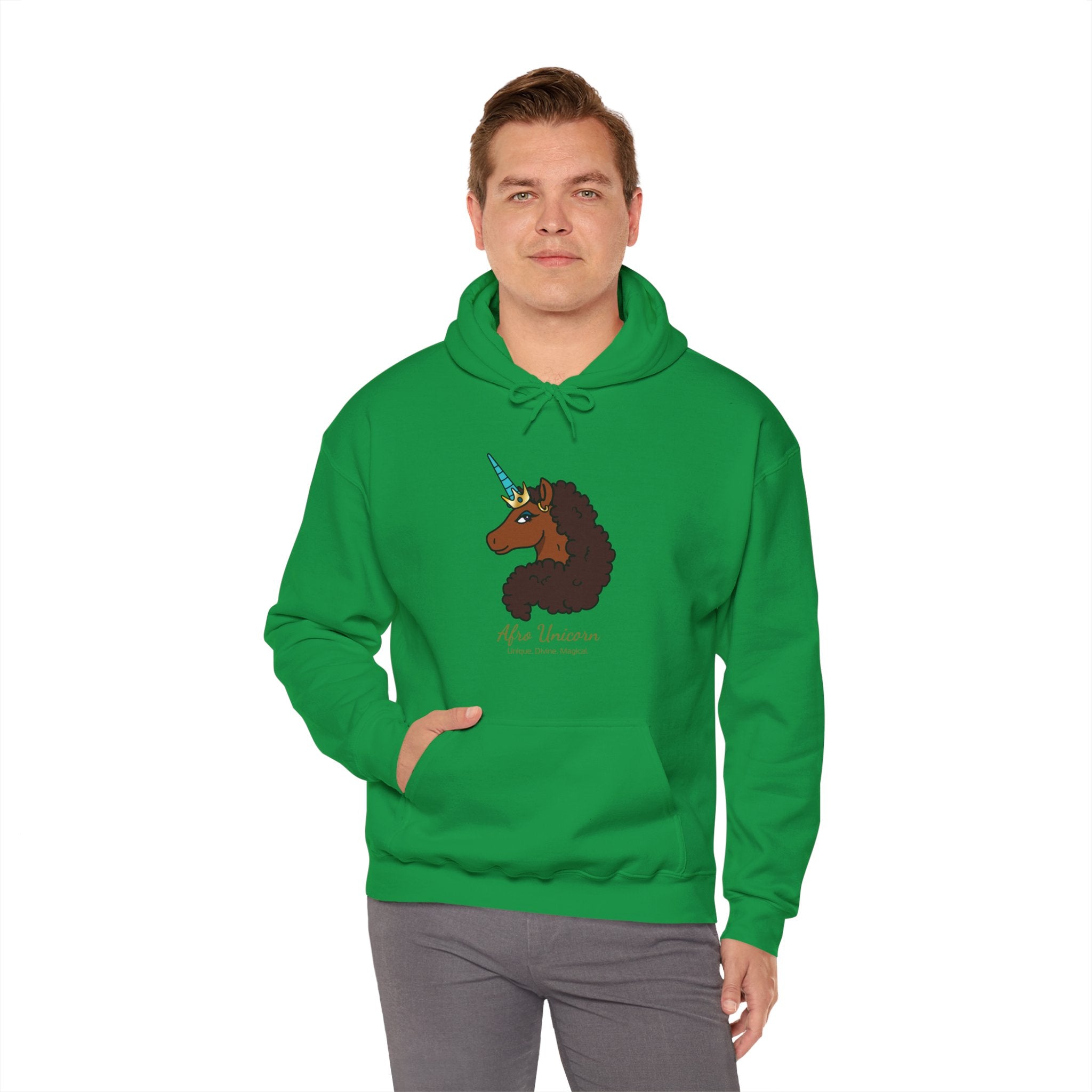 Unique Afro Unicorn Hoodie