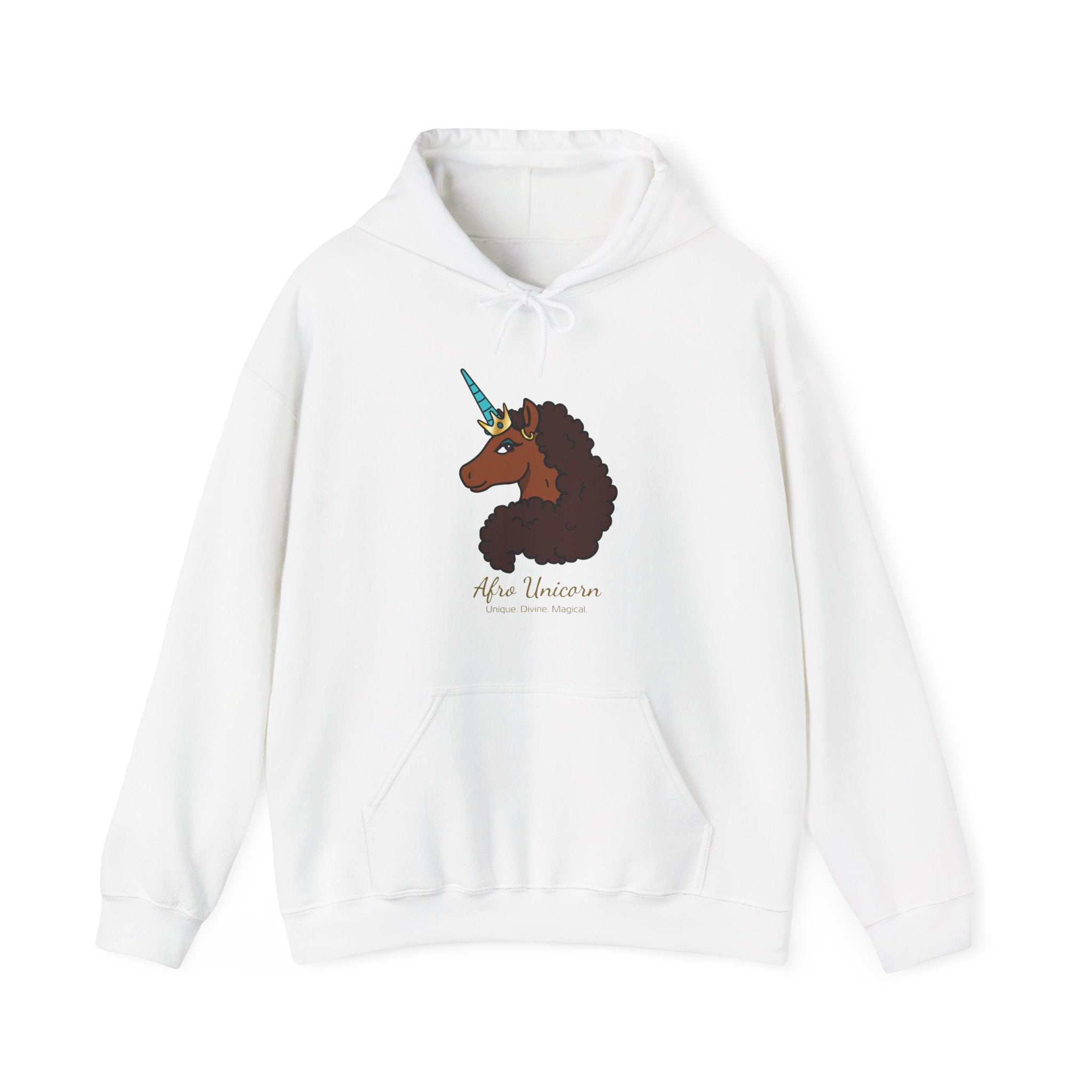 Unique Afro Unicorn Hoodie