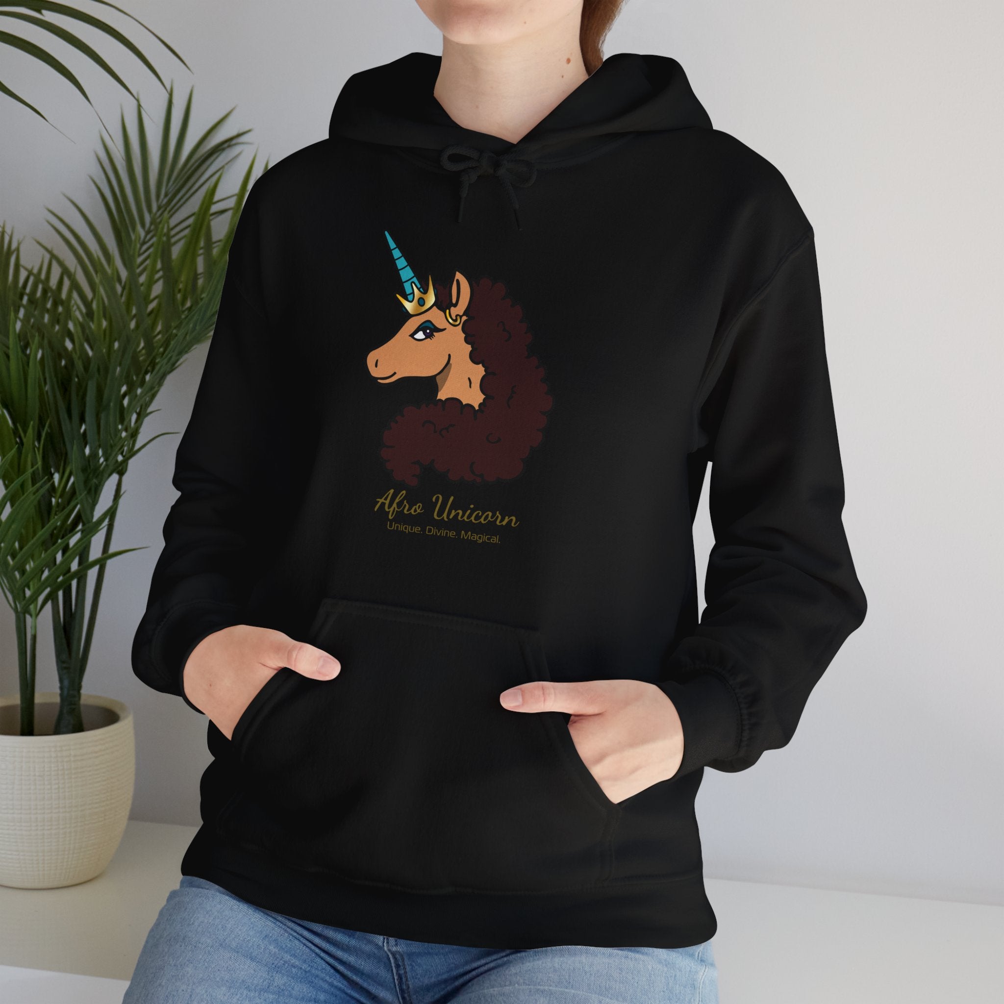 Divine Afro Unicorn Hoodie