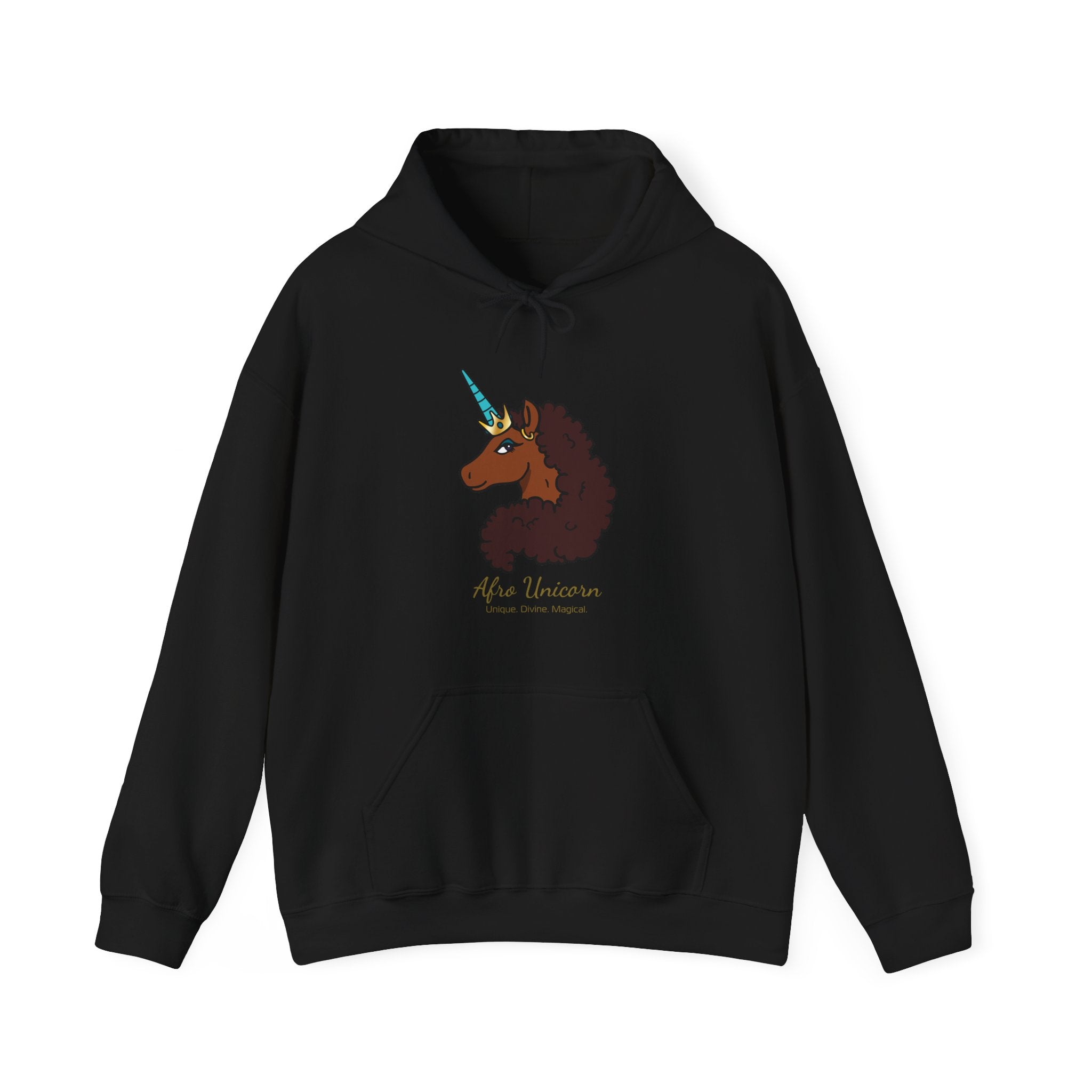 Unique Afro Unicorn Hoodie