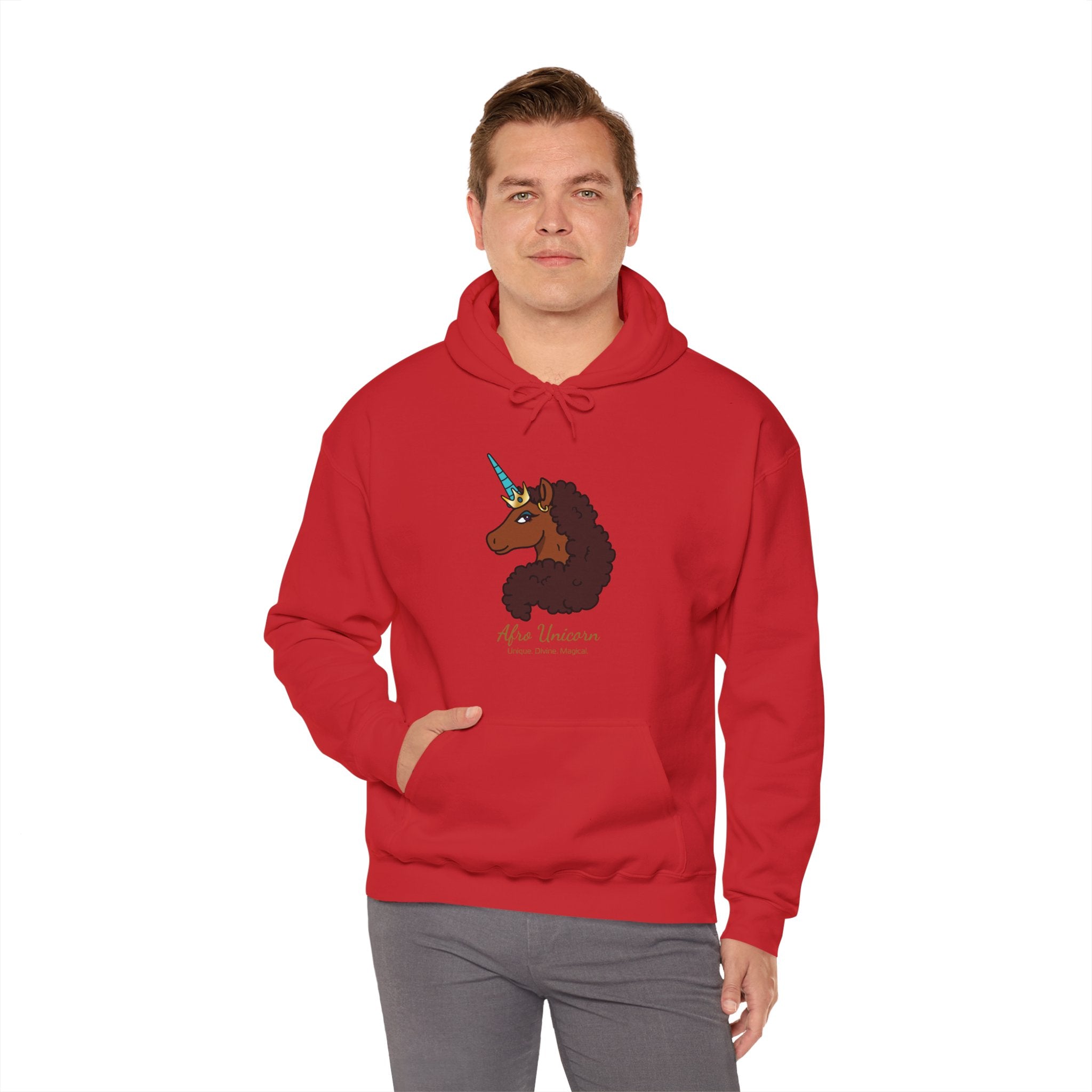 Unique Afro Unicorn Hoodie