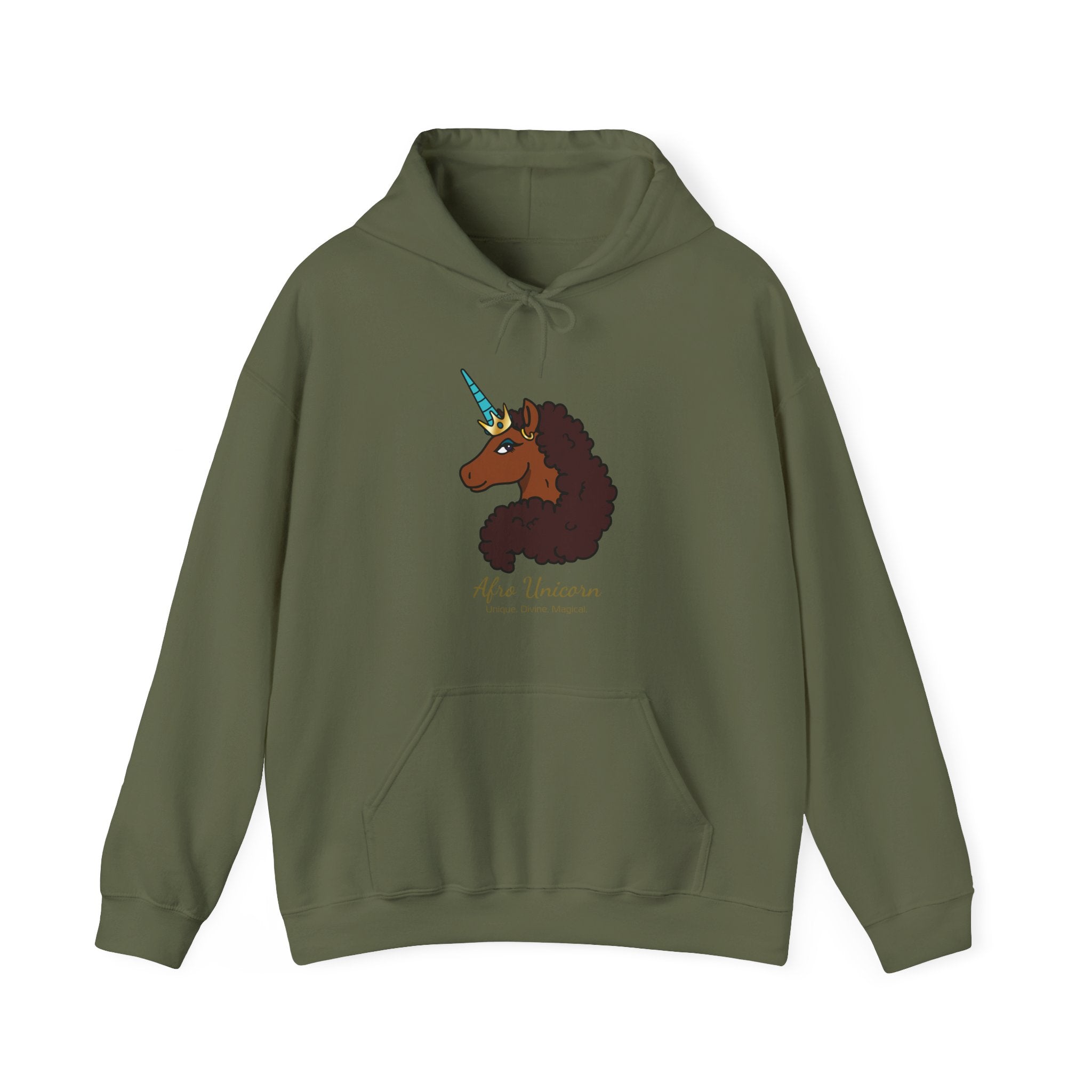 Unique Afro Unicorn Hoodie