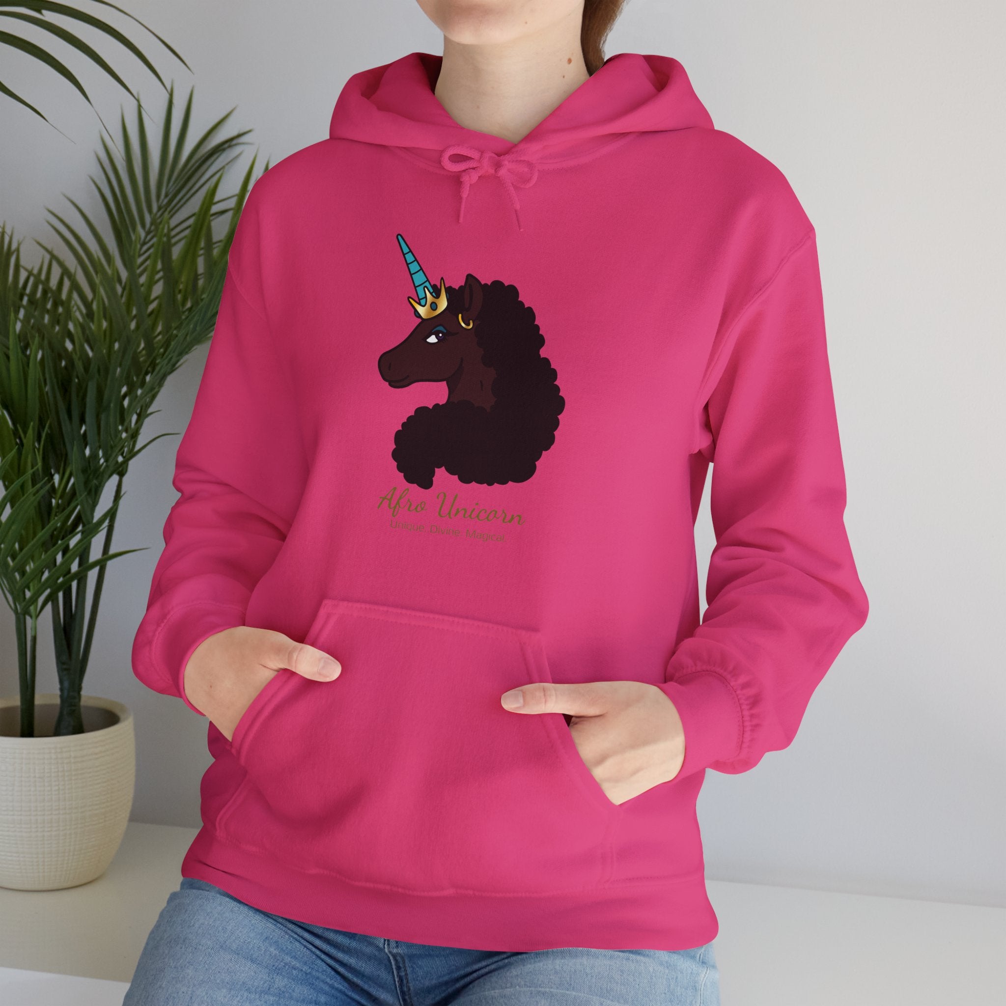 Magical Afro Unicorn Hoodie