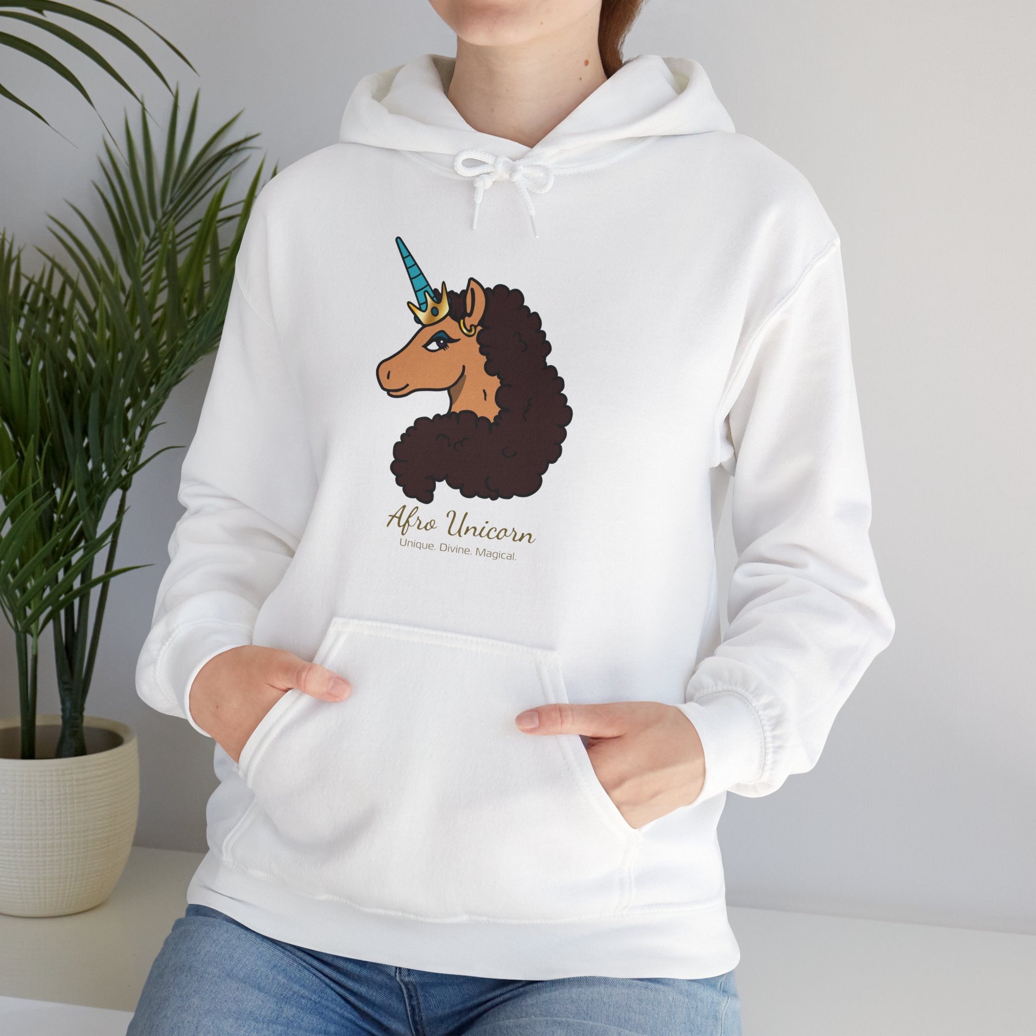Divine Afro Unicorn Hoodie