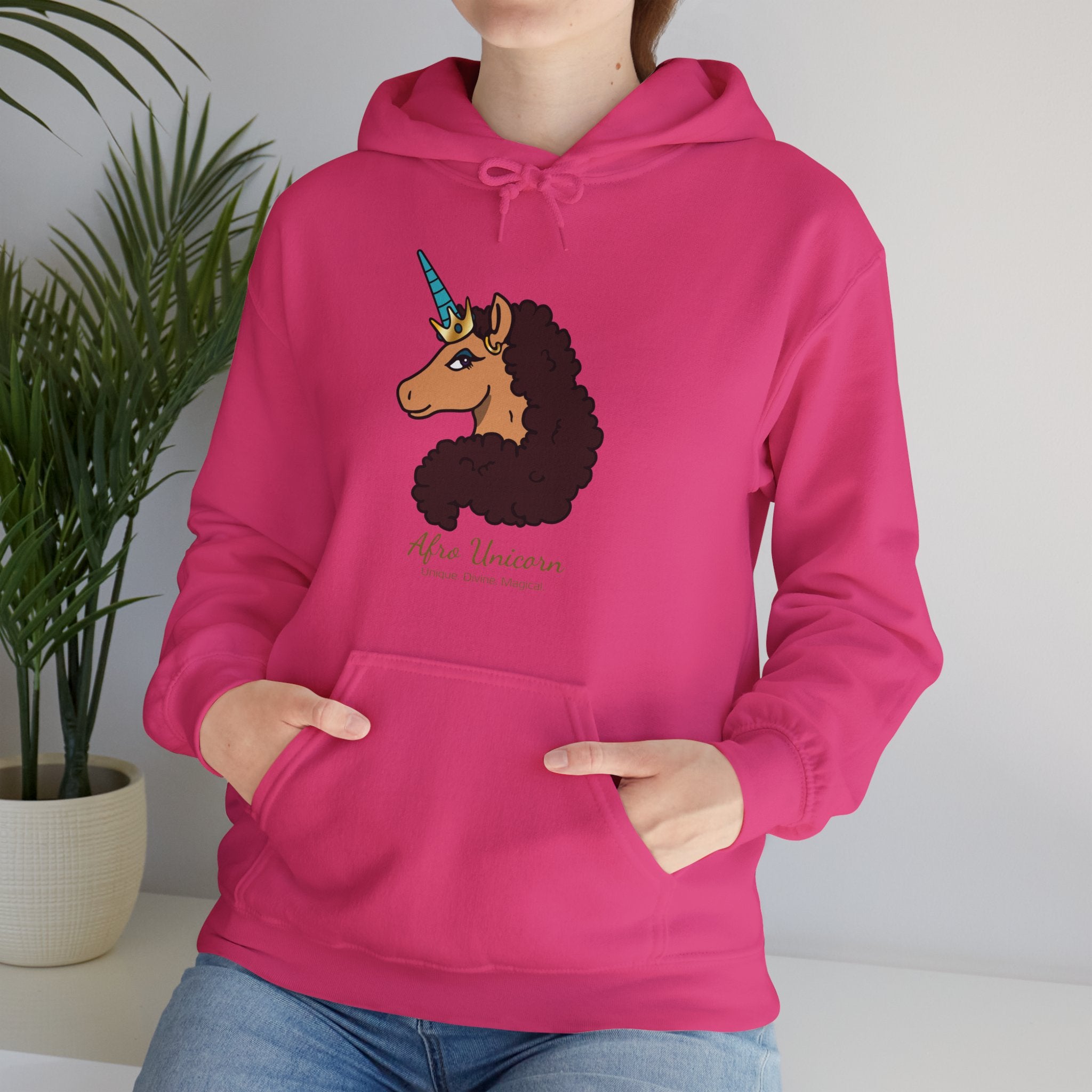 Divine Afro Unicorn Hoodie