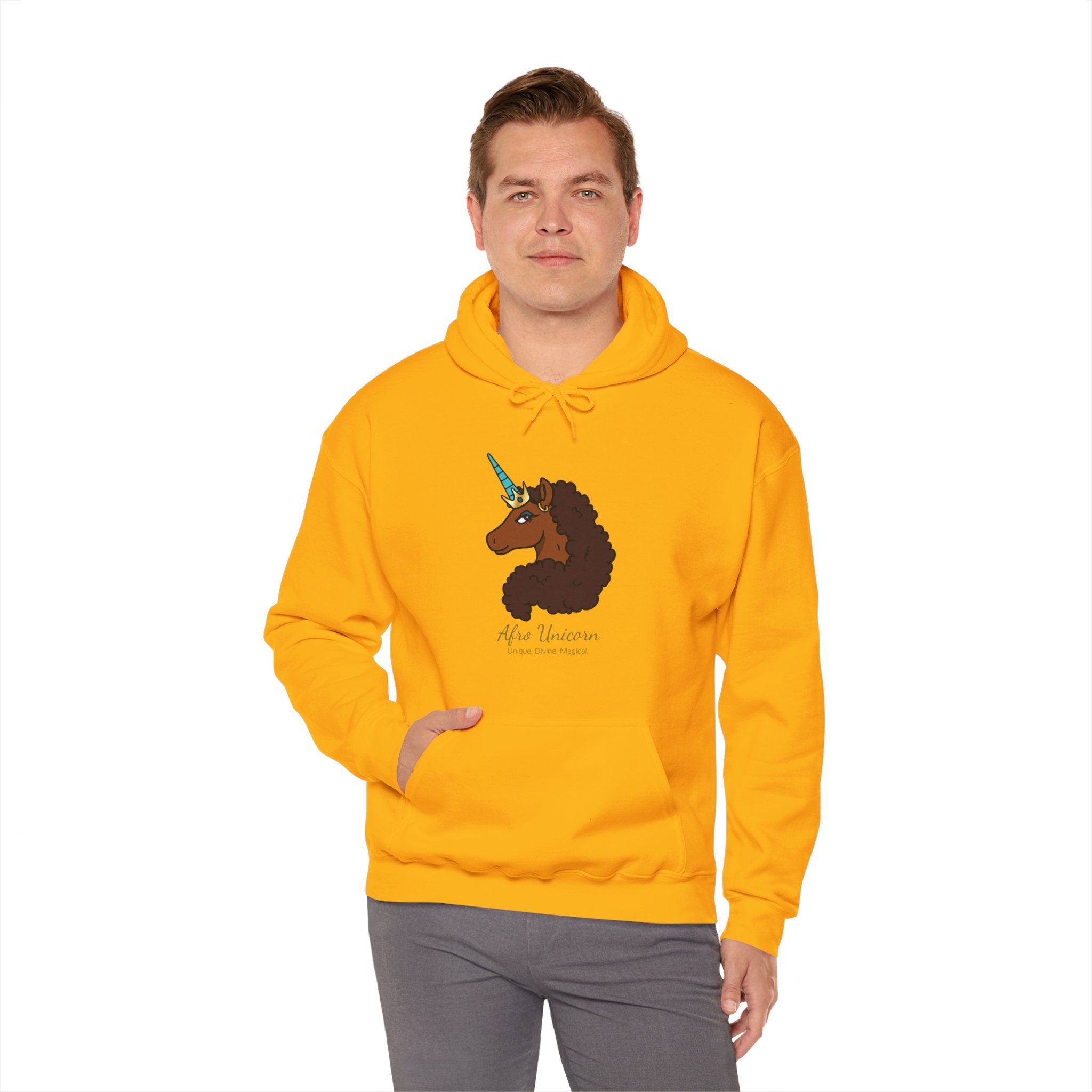 Unique Afro Unicorn Hoodie