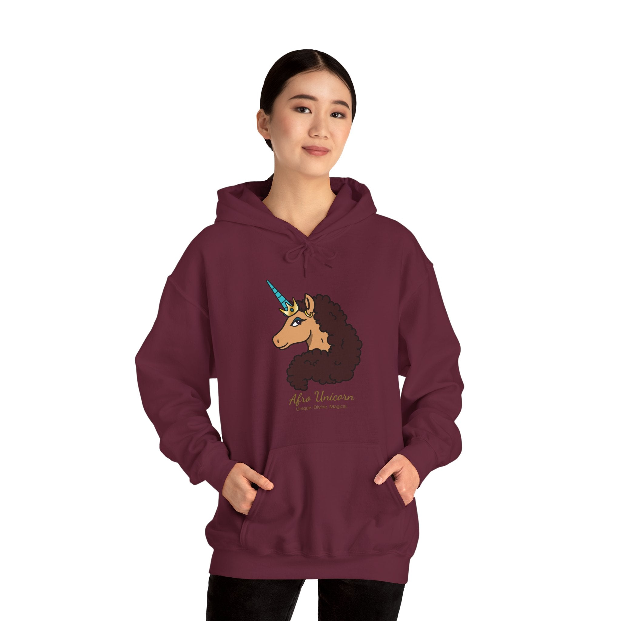 Divine Afro Unicorn Hoodie