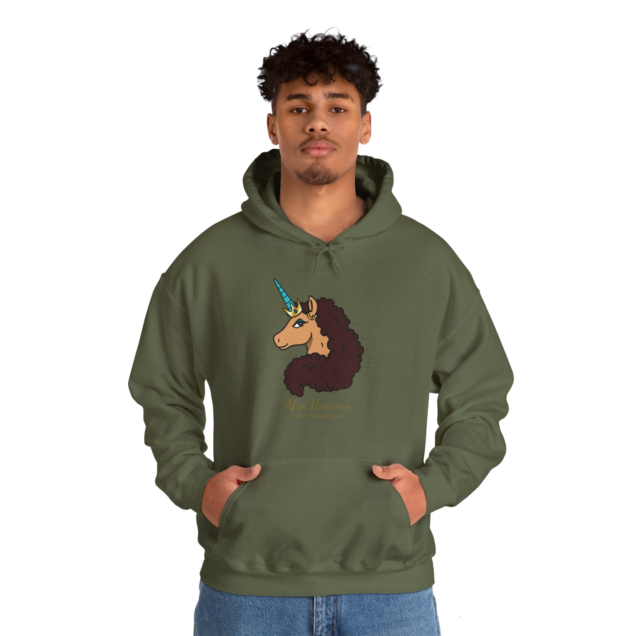 Divine Afro Unicorn Hoodie
