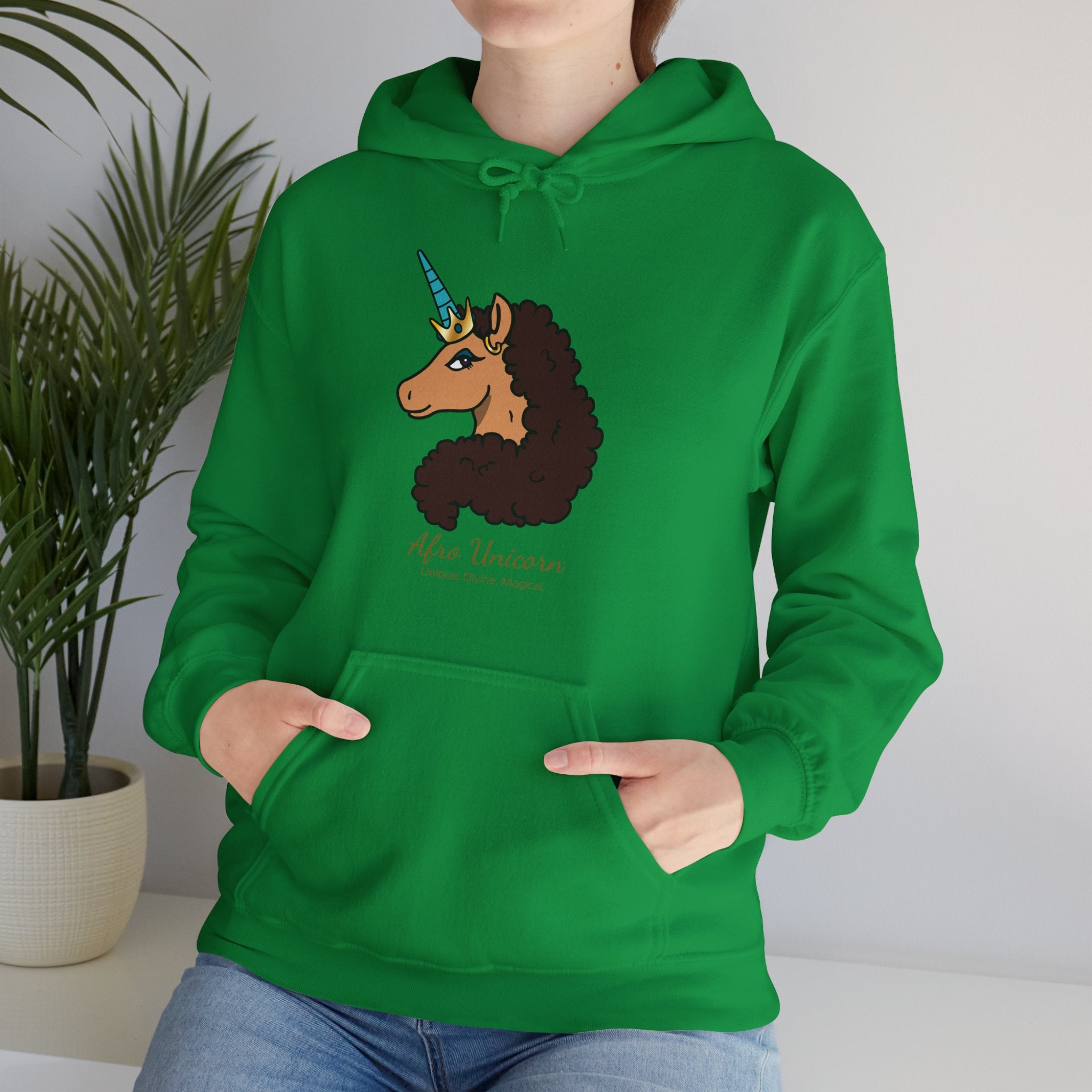 Divine Afro Unicorn Hoodie