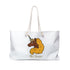 Afro Unicorn Weekender Bag - Royal Blue & Gold