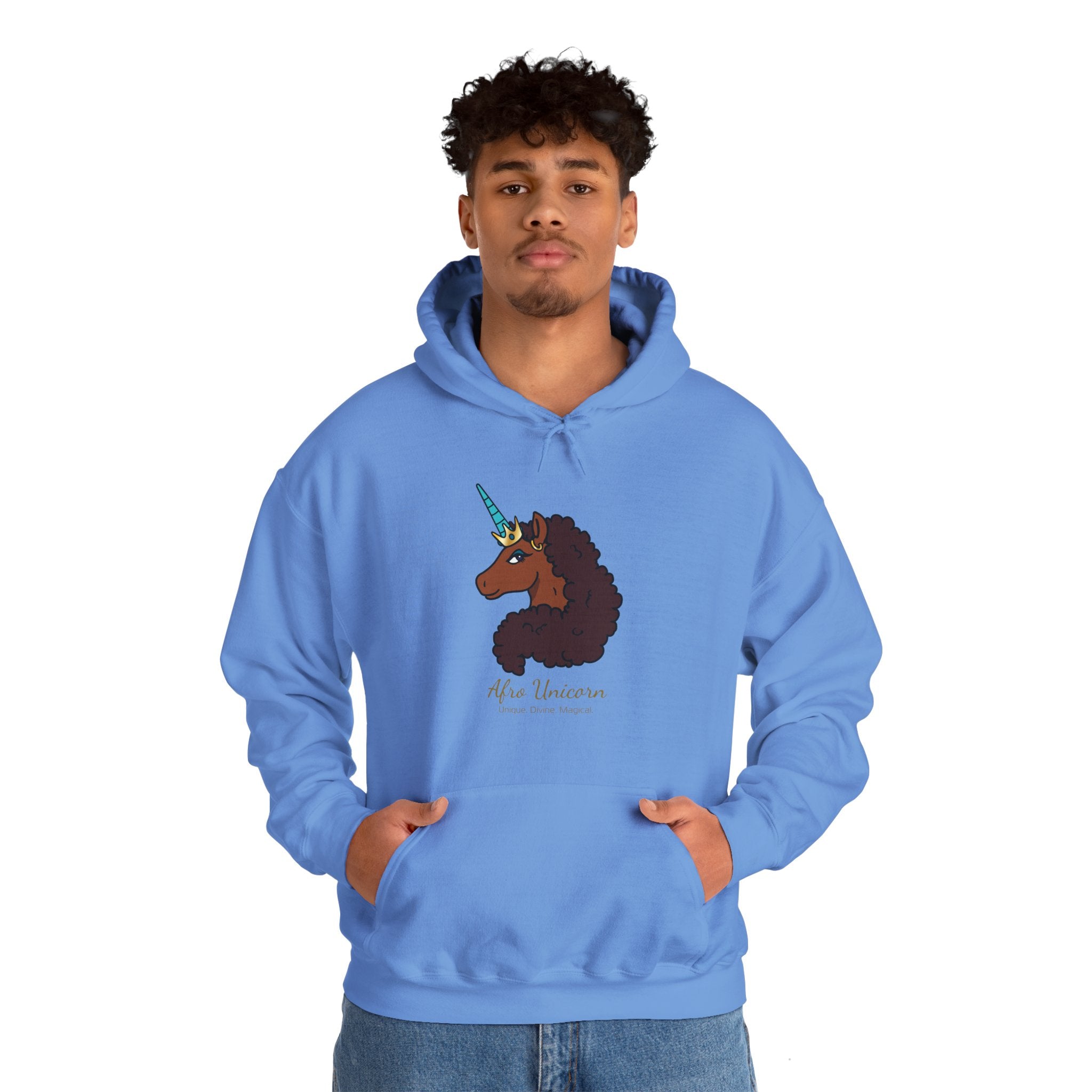 Unique Afro Unicorn Hoodie