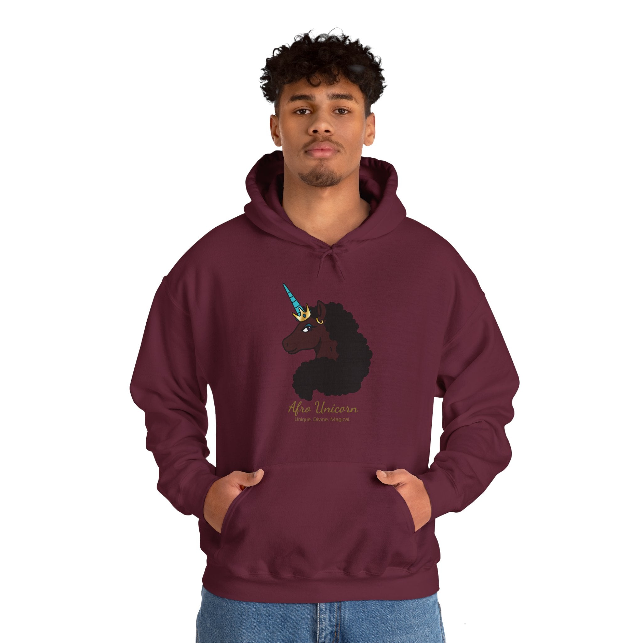 Magical Afro Unicorn Hoodie