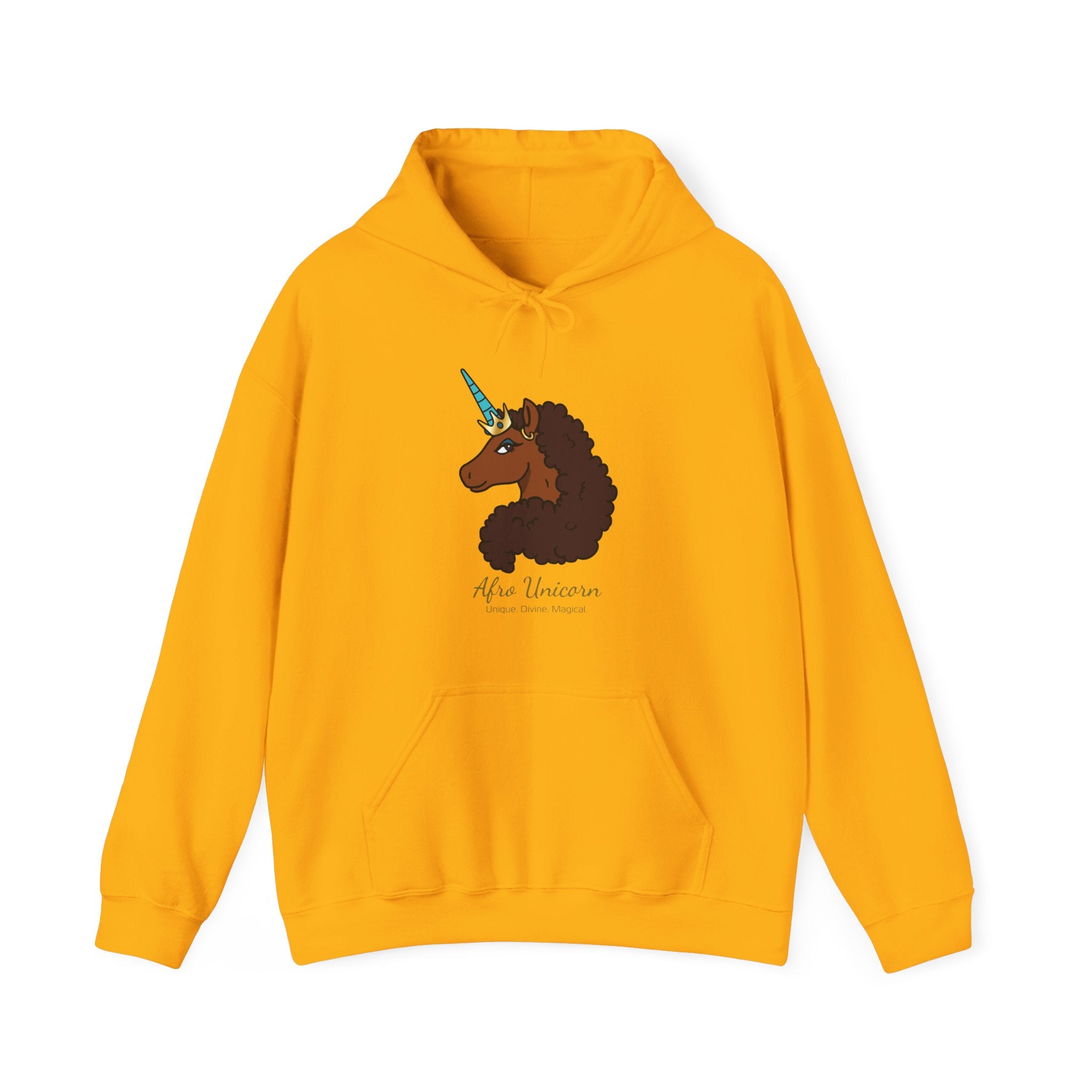 Unique Afro Unicorn Hoodie