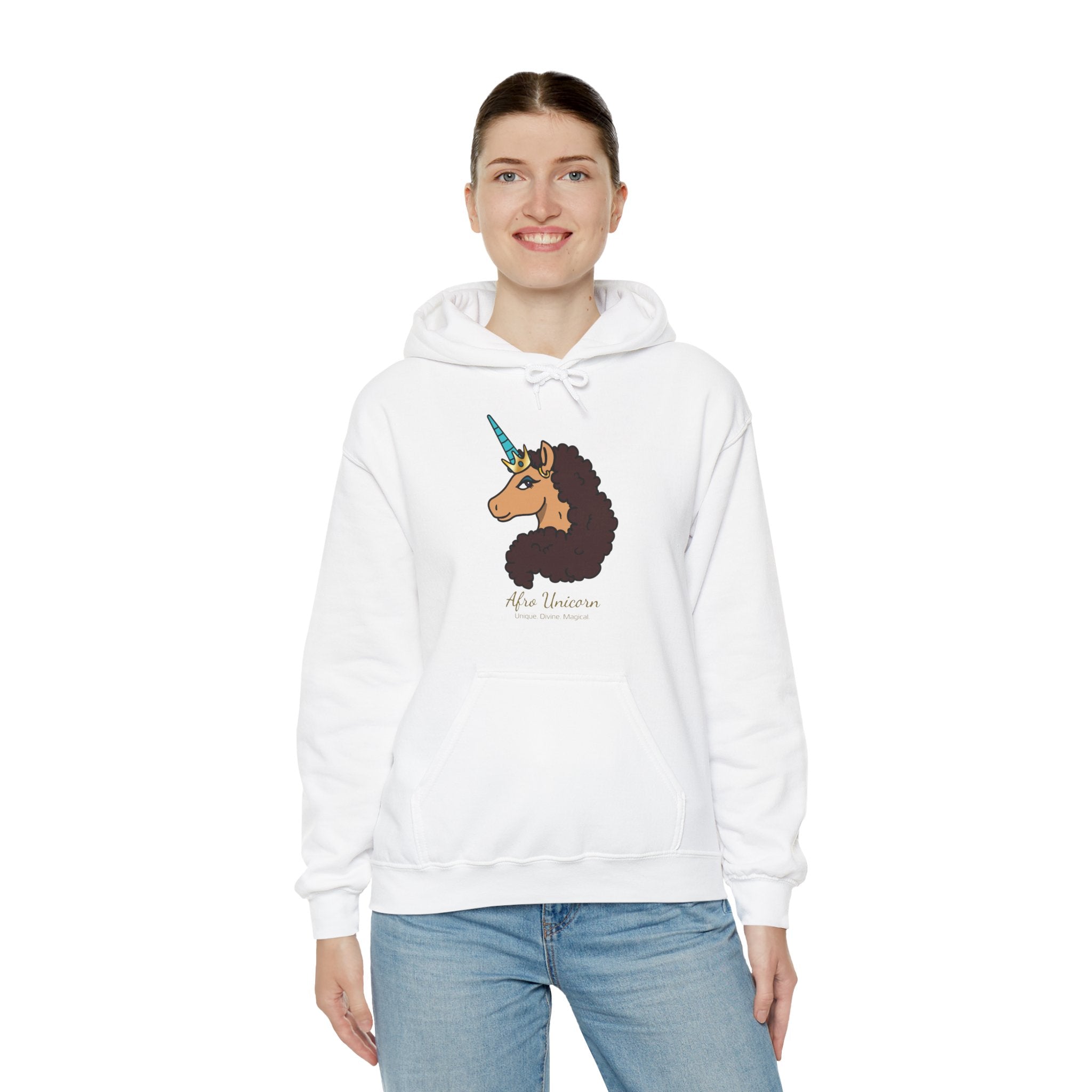 Divine Afro Unicorn Hoodie