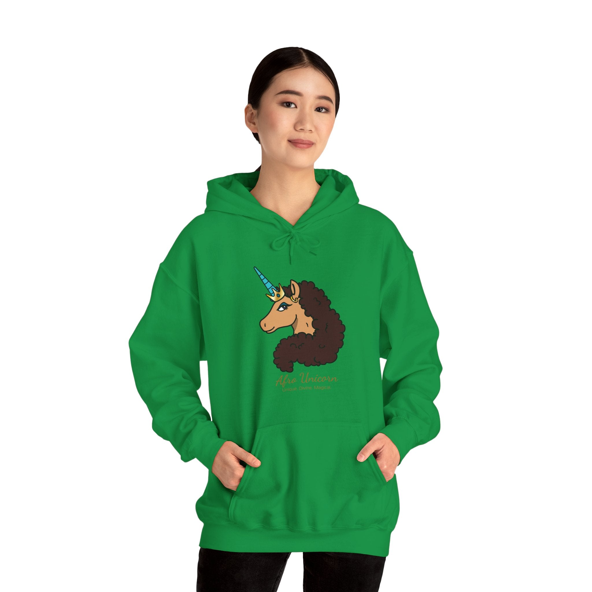 Divine Afro Unicorn Hoodie