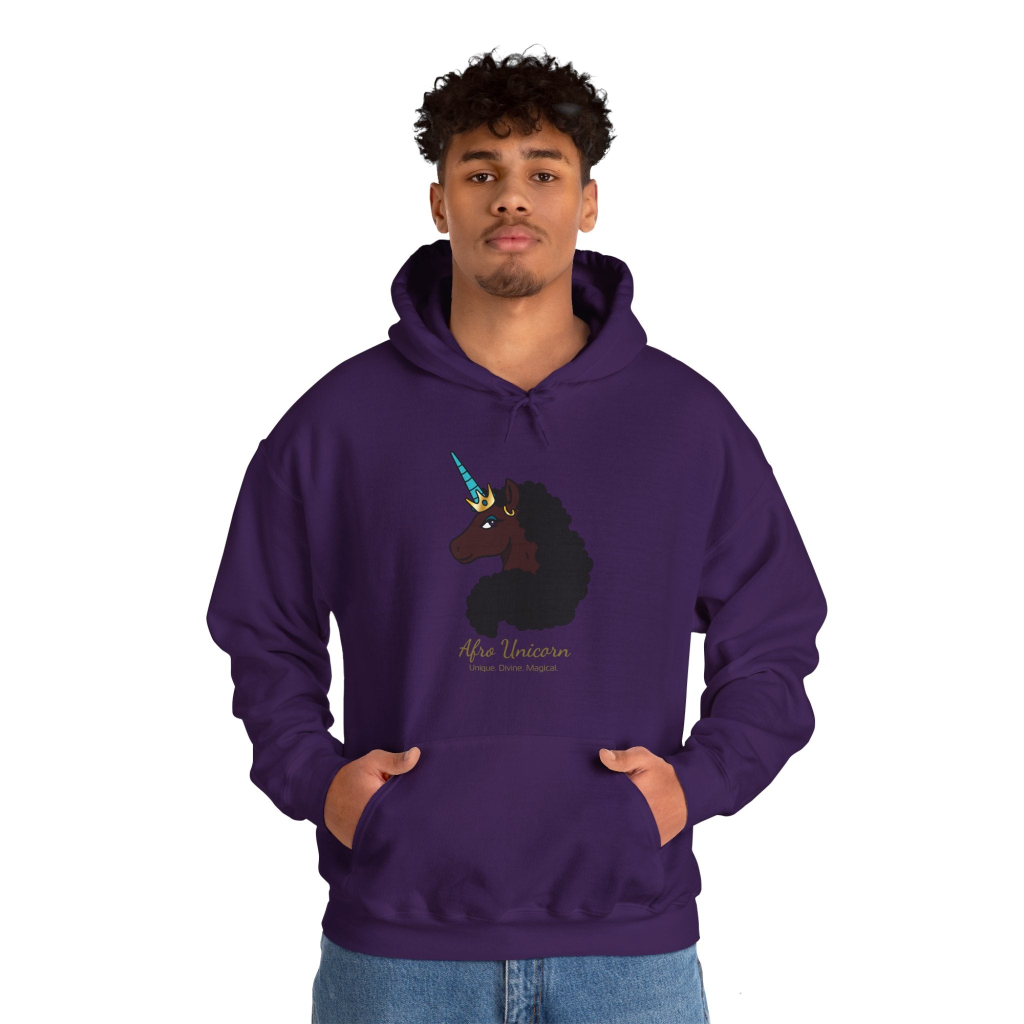 Magical Afro Unicorn Hoodie