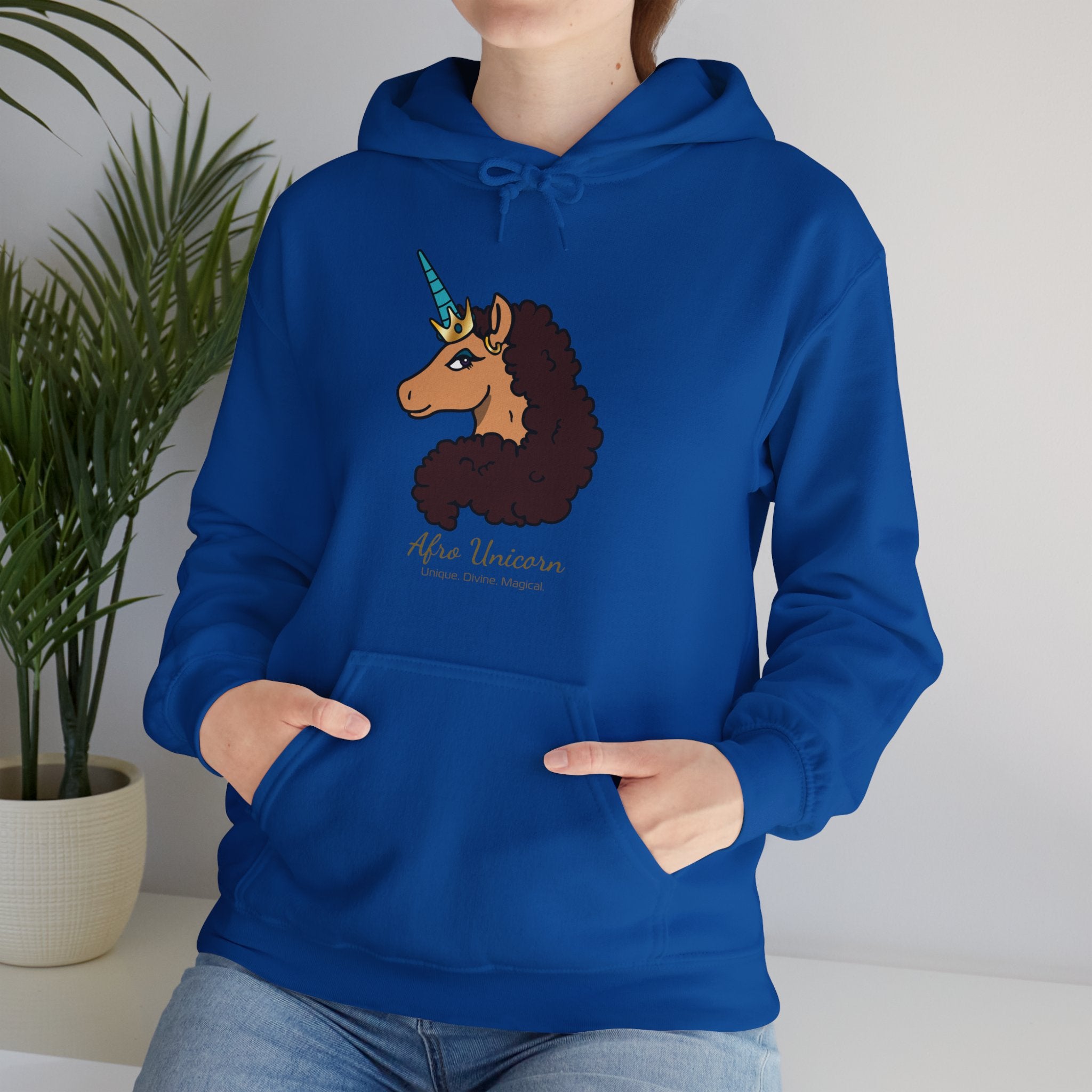Divine Afro Unicorn Hoodie