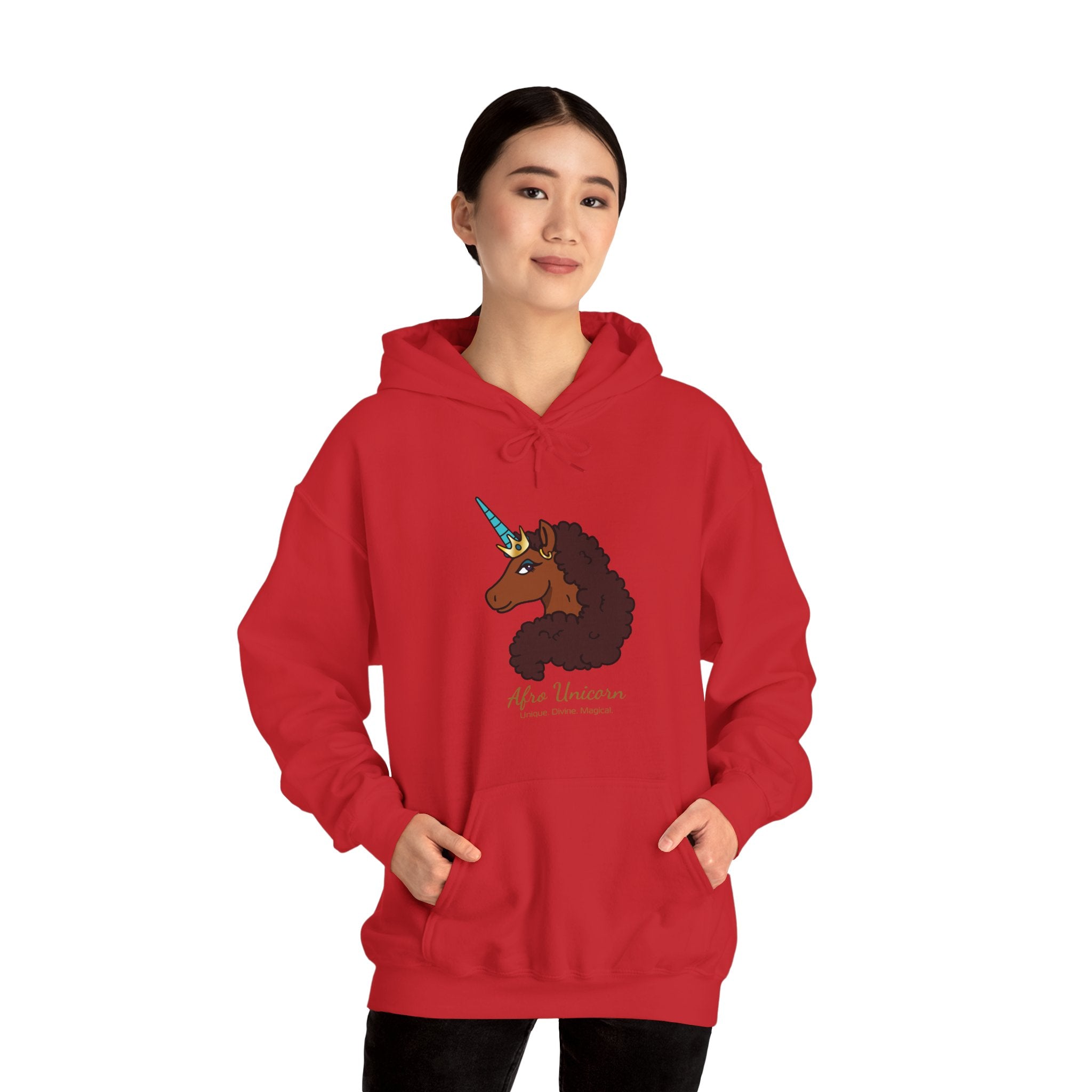 Unique Afro Unicorn Hoodie