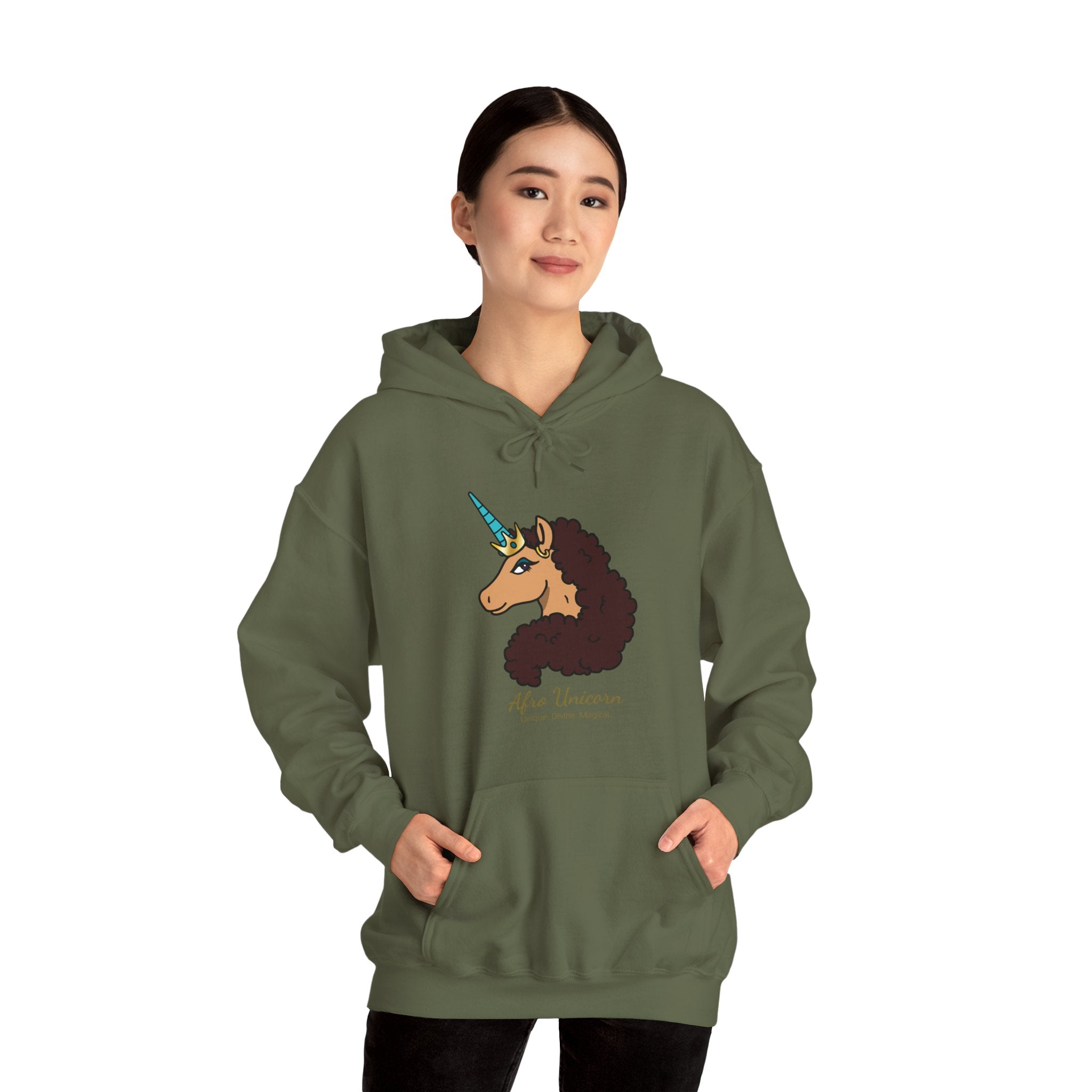 Divine Afro Unicorn Hoodie