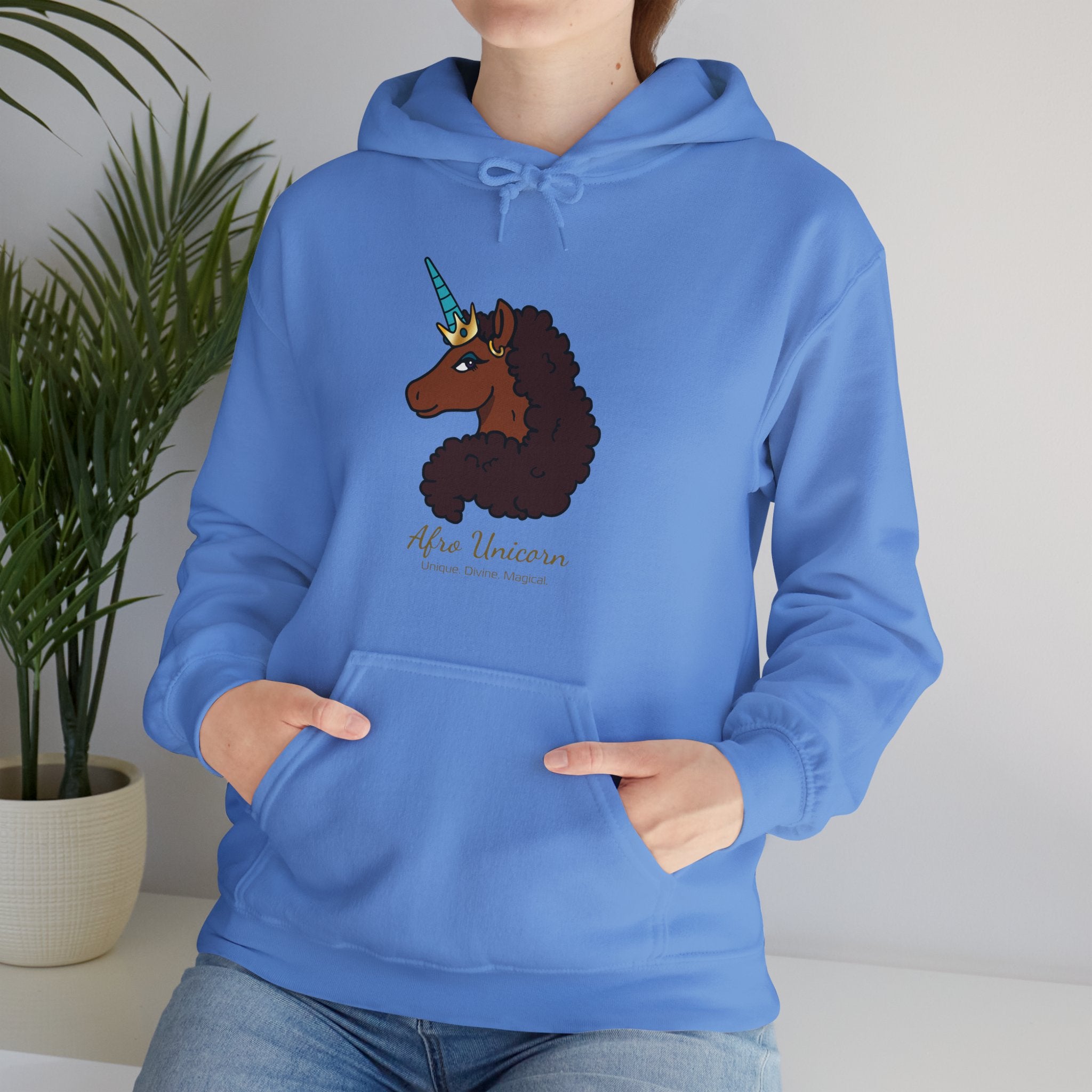 Unique Afro Unicorn Hoodie