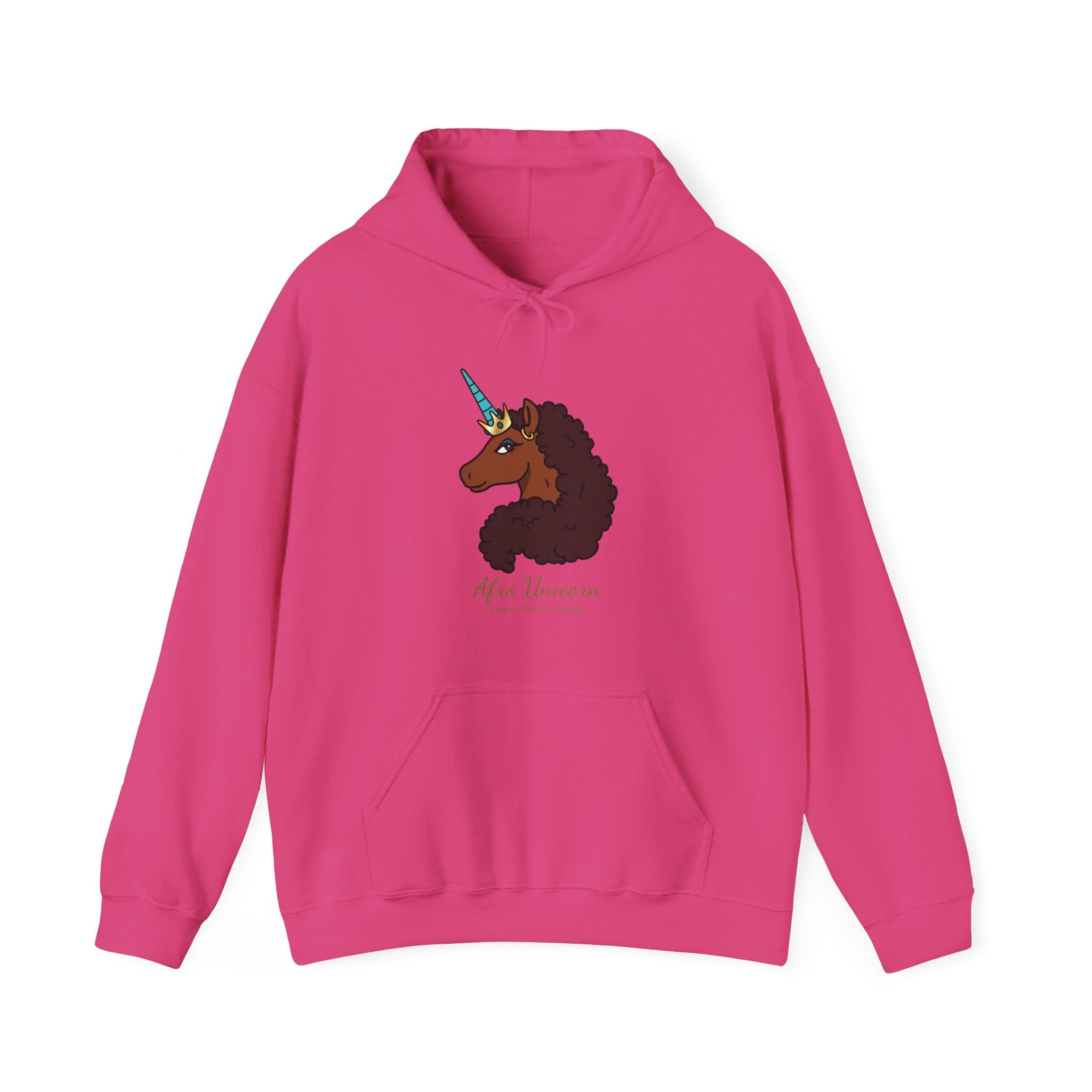 Unique Afro Unicorn Hoodie