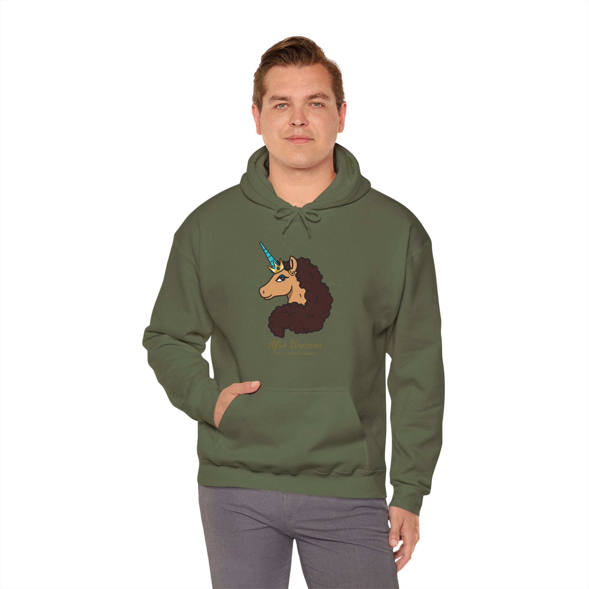Divine Afro Unicorn Hoodie