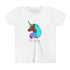 Kids T-Shirt Afro Unicorn Cotton Candy Design