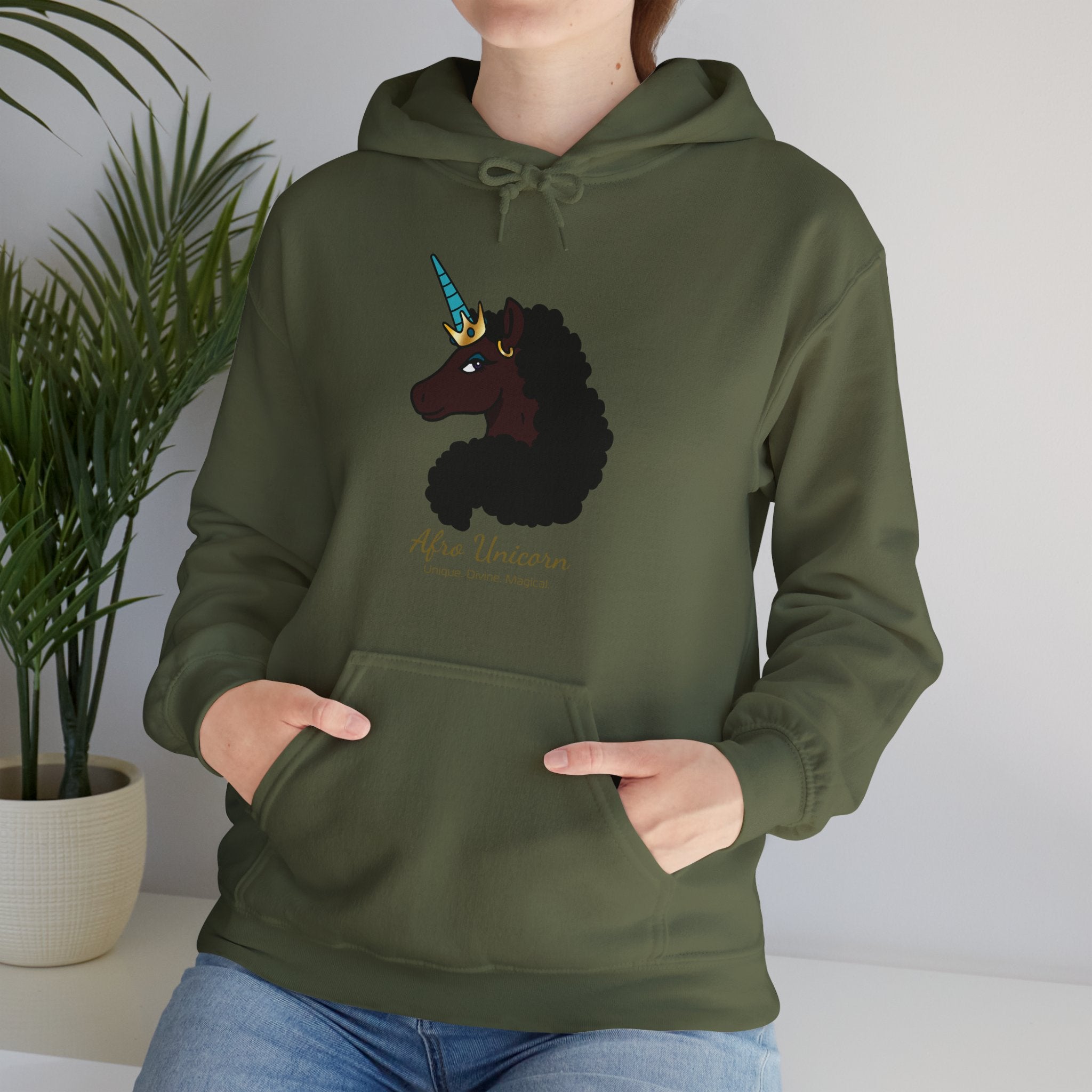 Magical Afro Unicorn Hoodie