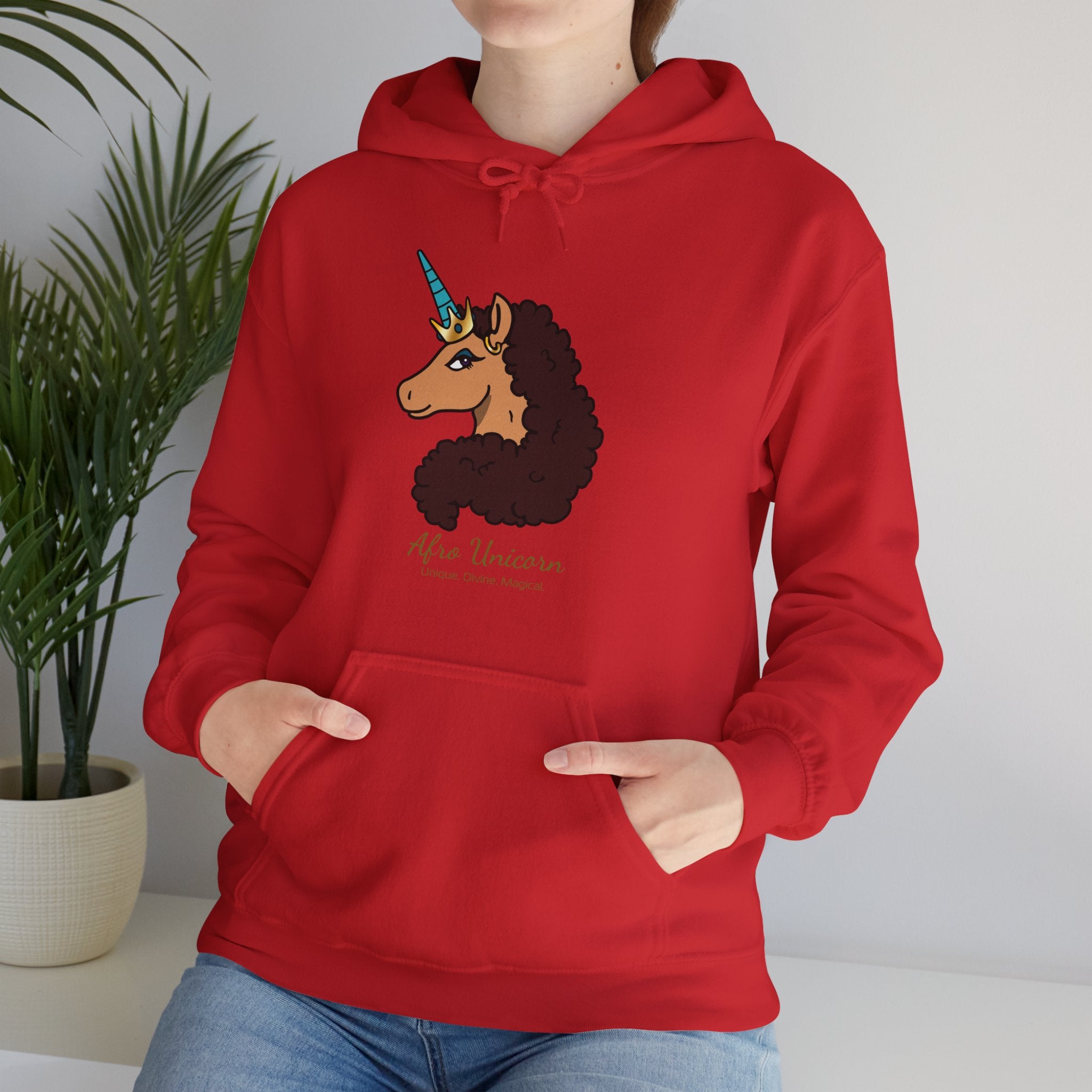 Divine Afro Unicorn Hoodie