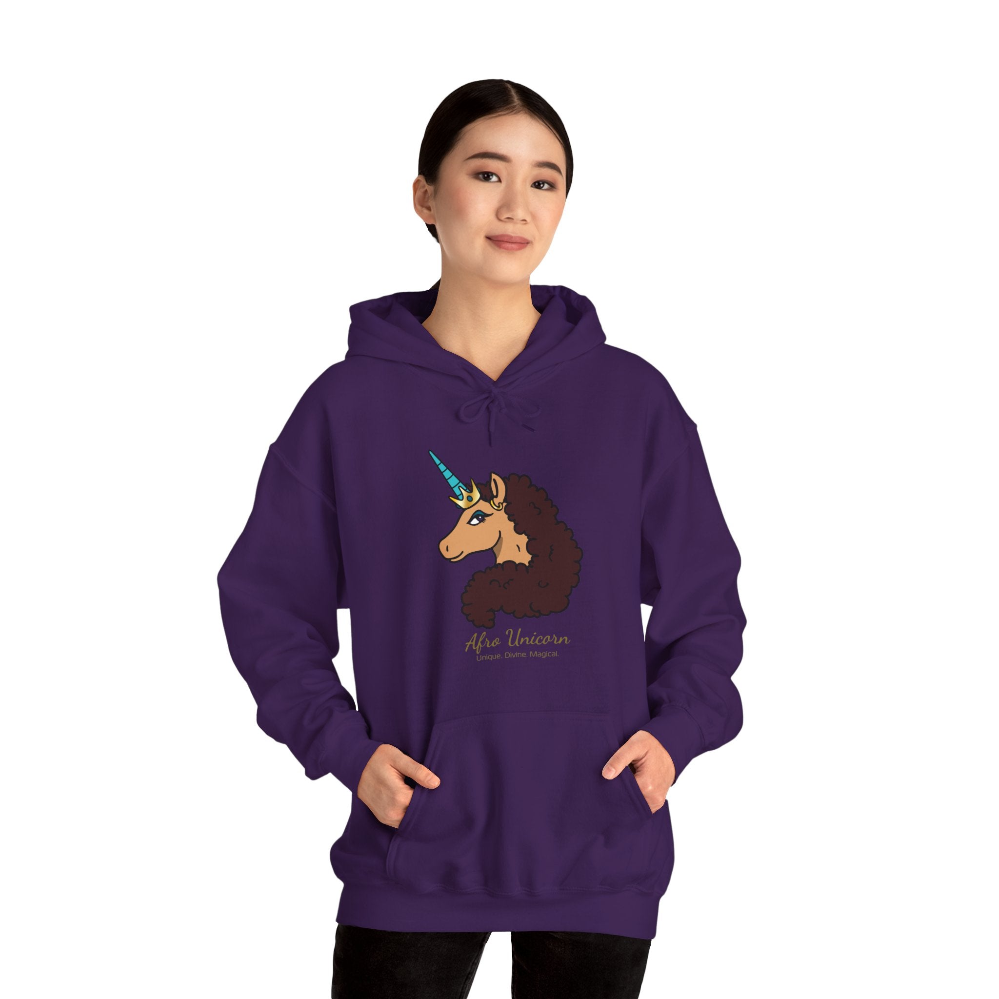 Divine Afro Unicorn Hoodie