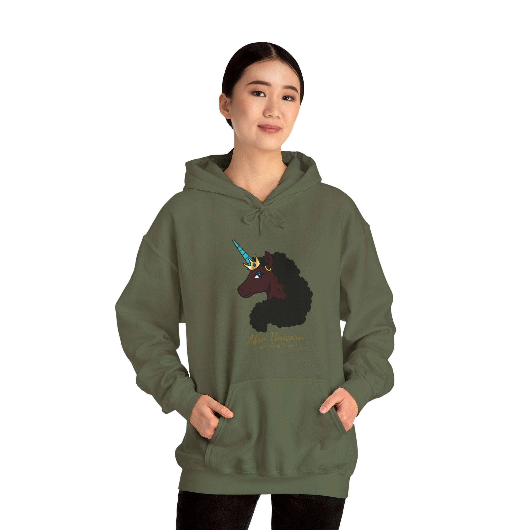 Magical Afro Unicorn Hoodie