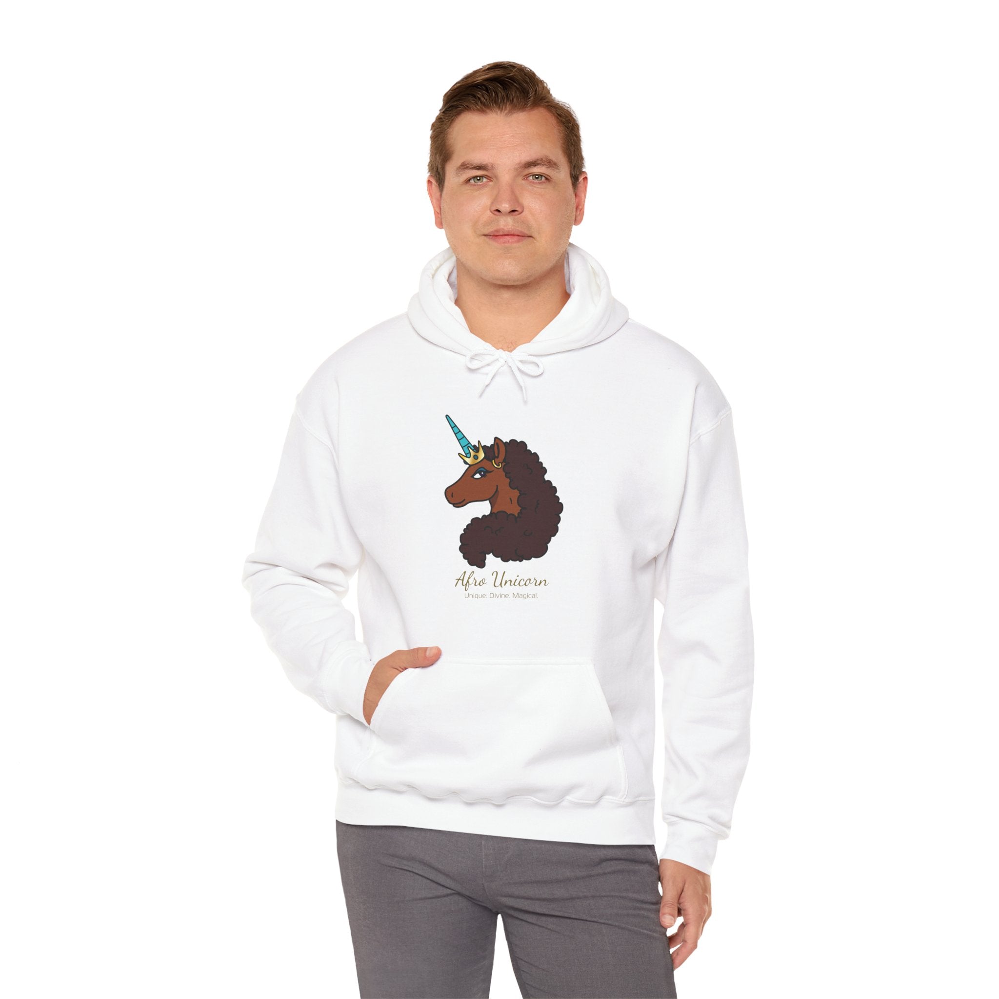 Unique Afro Unicorn Hoodie