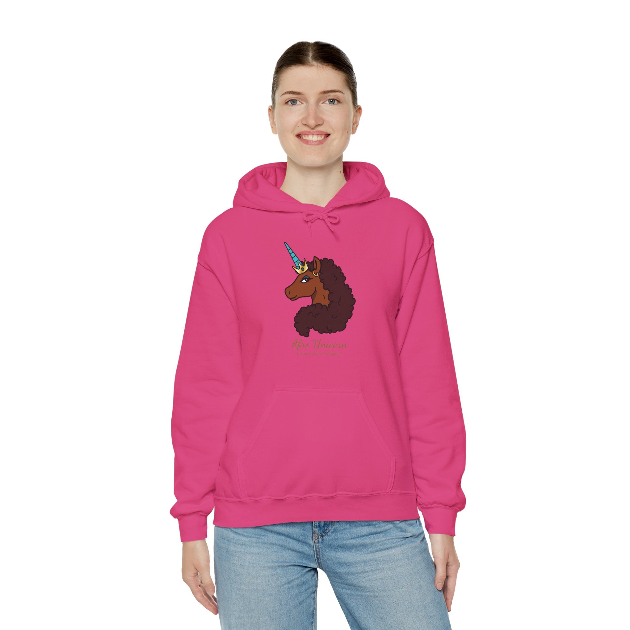 Unique Afro Unicorn Hoodie
