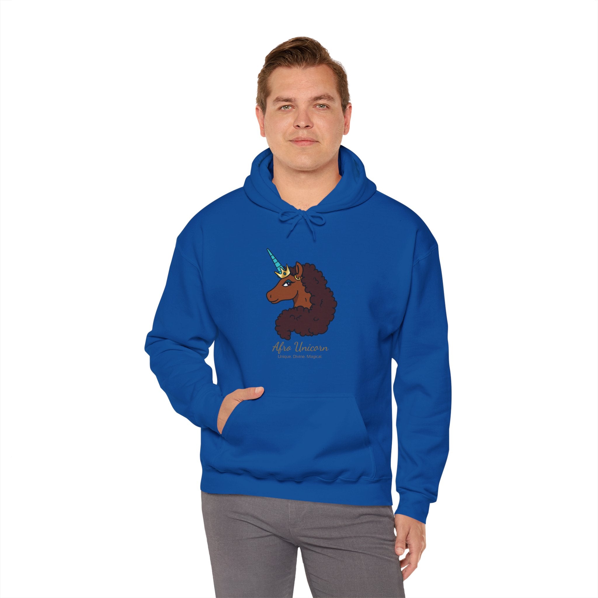 Unique Afro Unicorn Hoodie