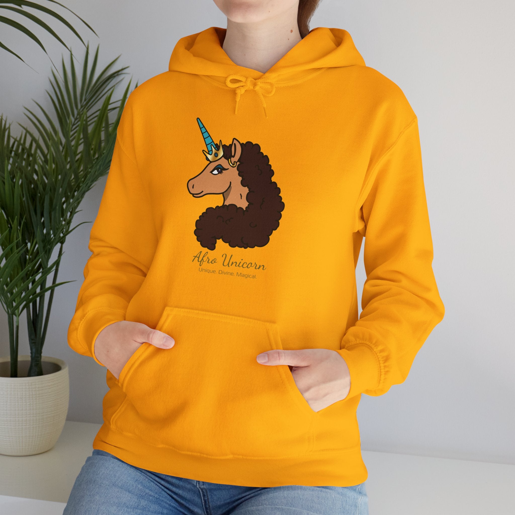 Divine Afro Unicorn Hoodie