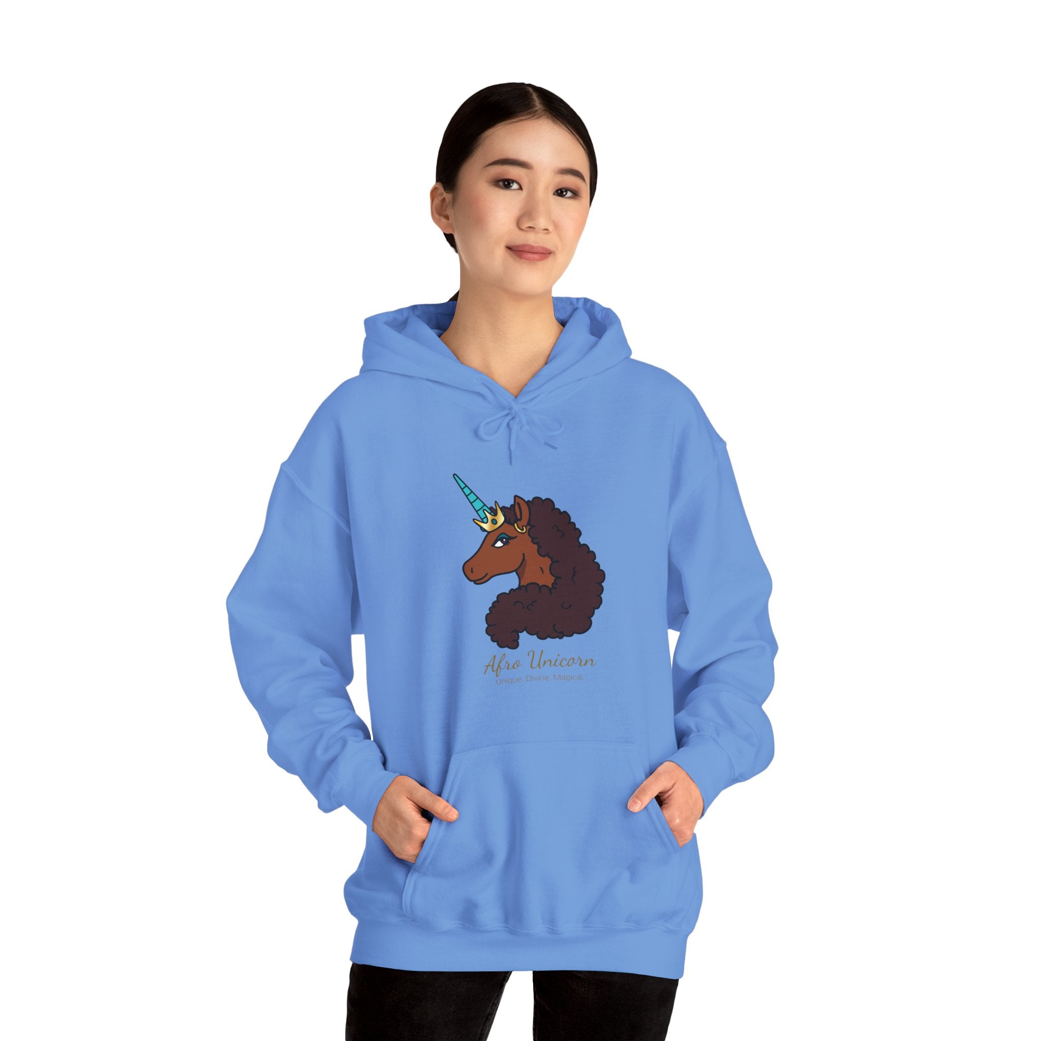 Unique Afro Unicorn Hoodie