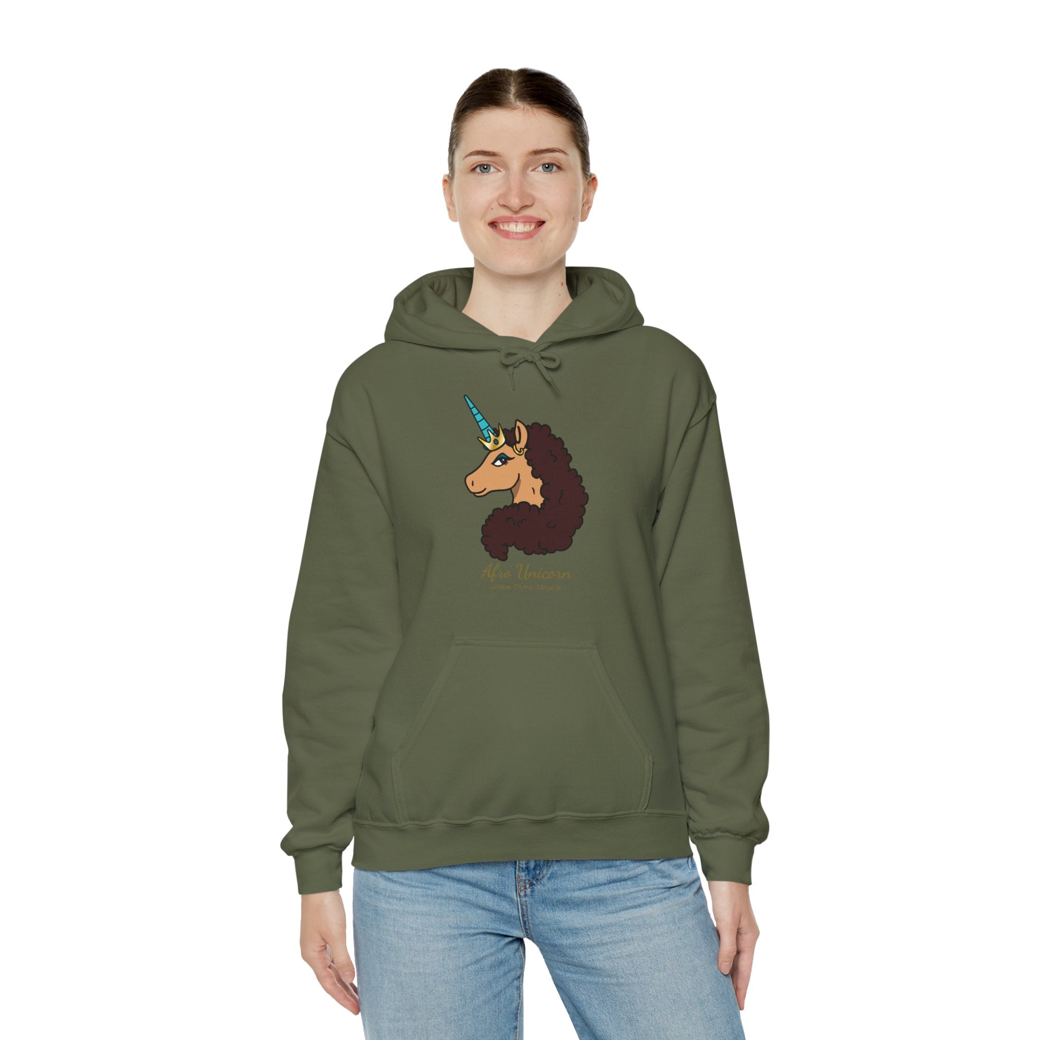 Divine Afro Unicorn Hoodie