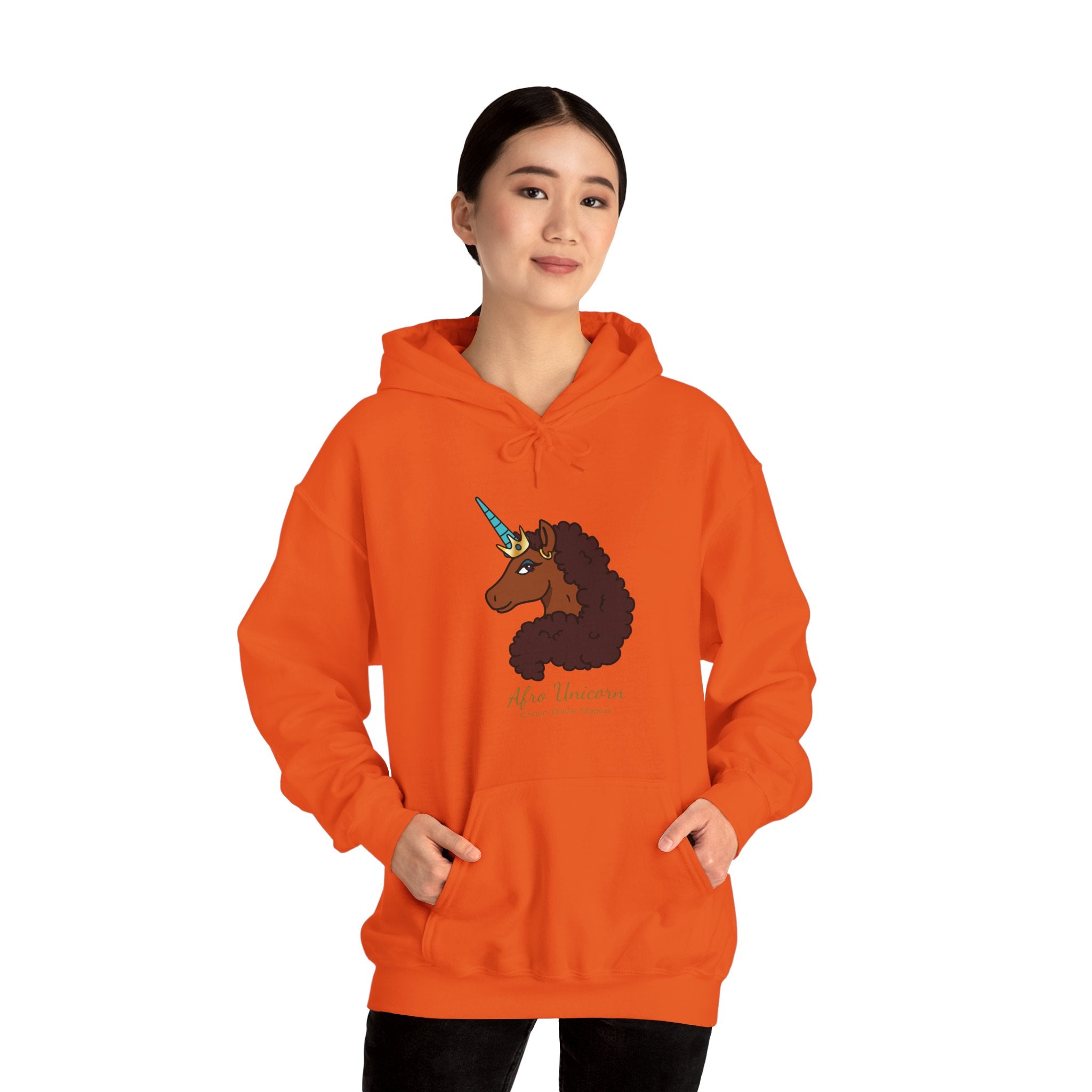 Unique Afro Unicorn Hoodie