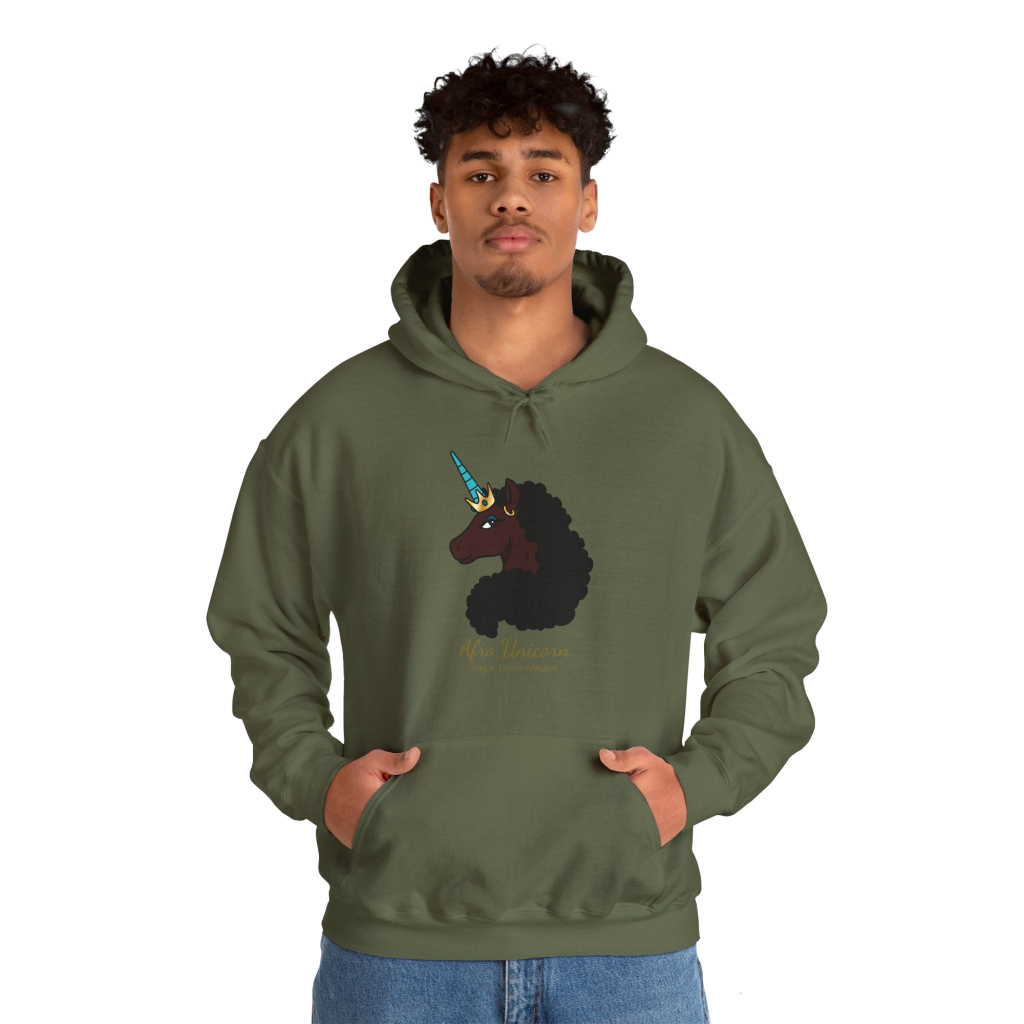 Magical Afro Unicorn Hoodie
