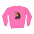 Youth Afro Unicorn Crewneck Sweatshirt - Divine
