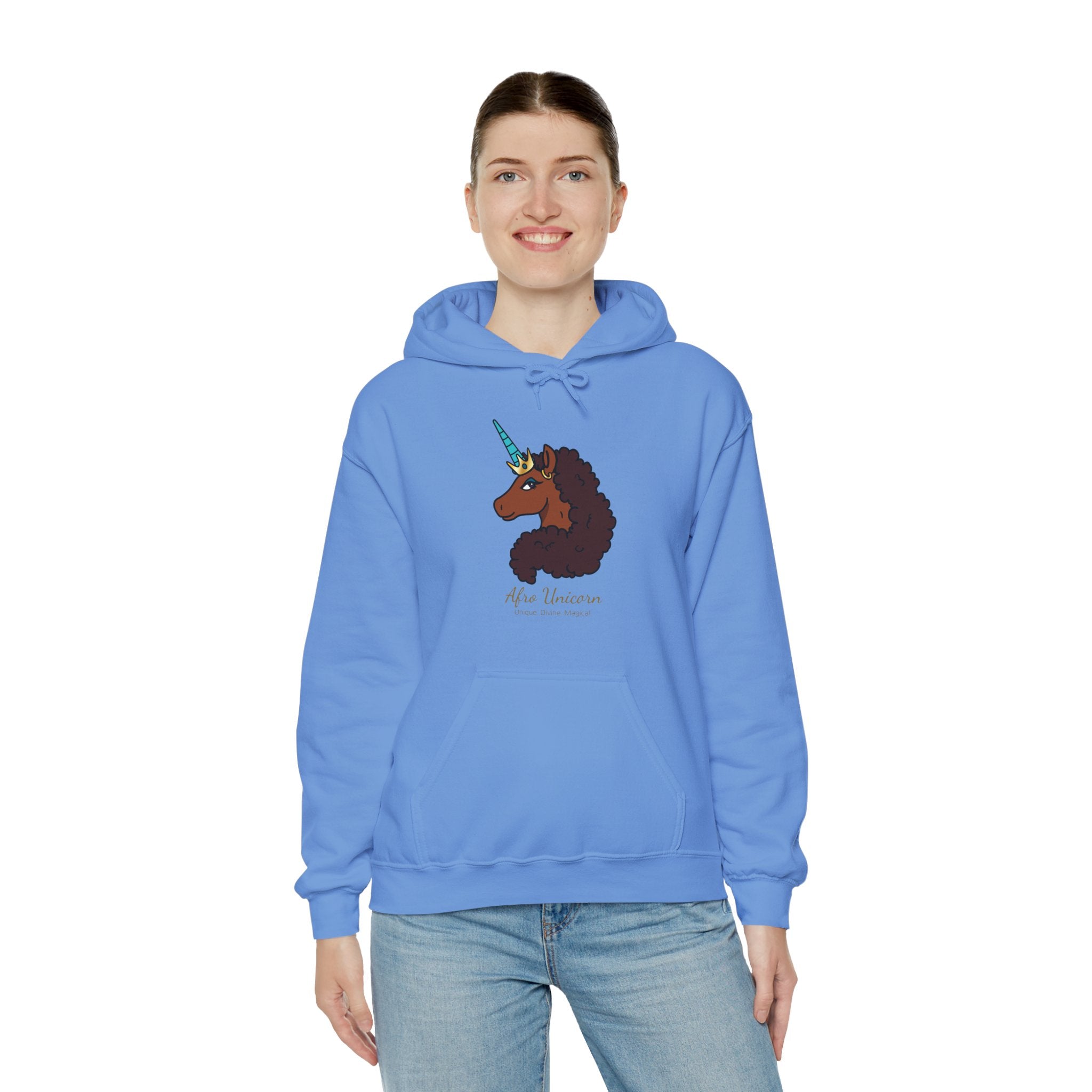 Unique Afro Unicorn Hoodie