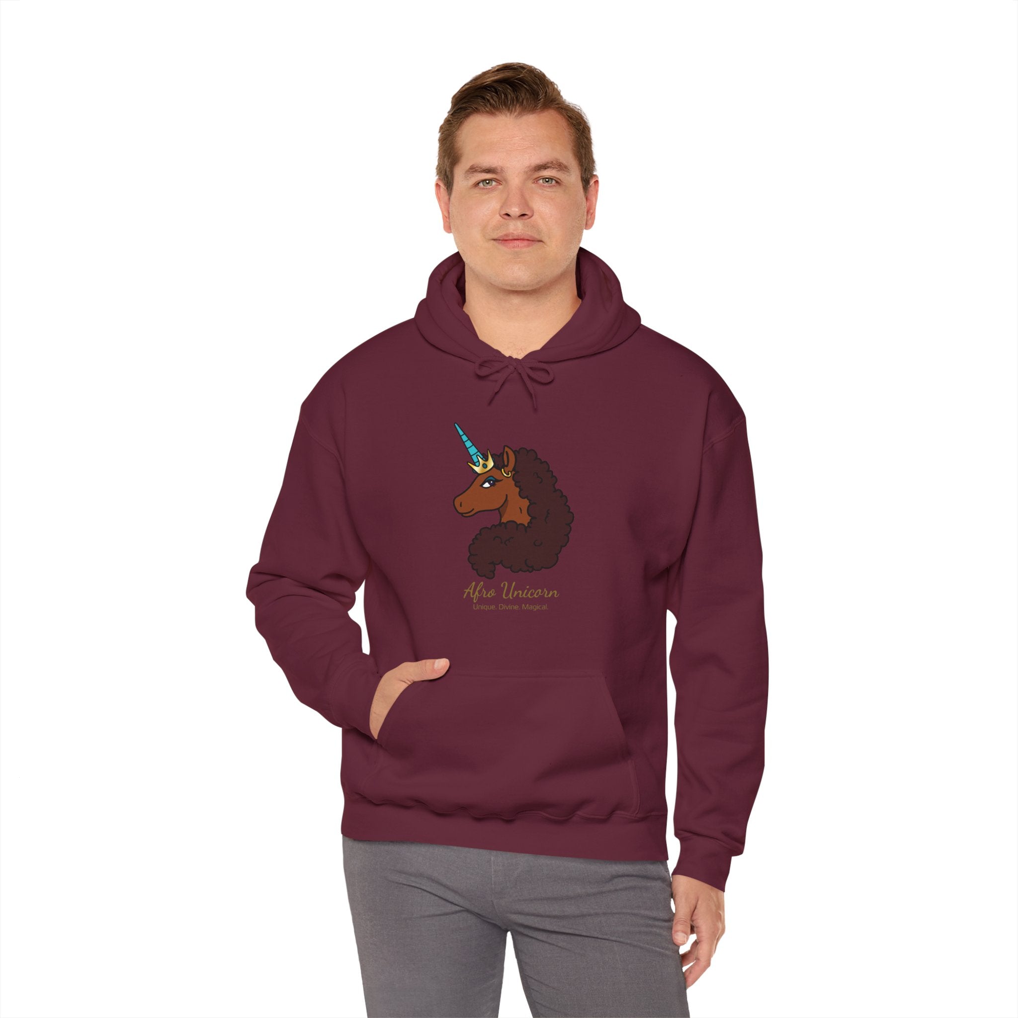 Unique Afro Unicorn Hoodie