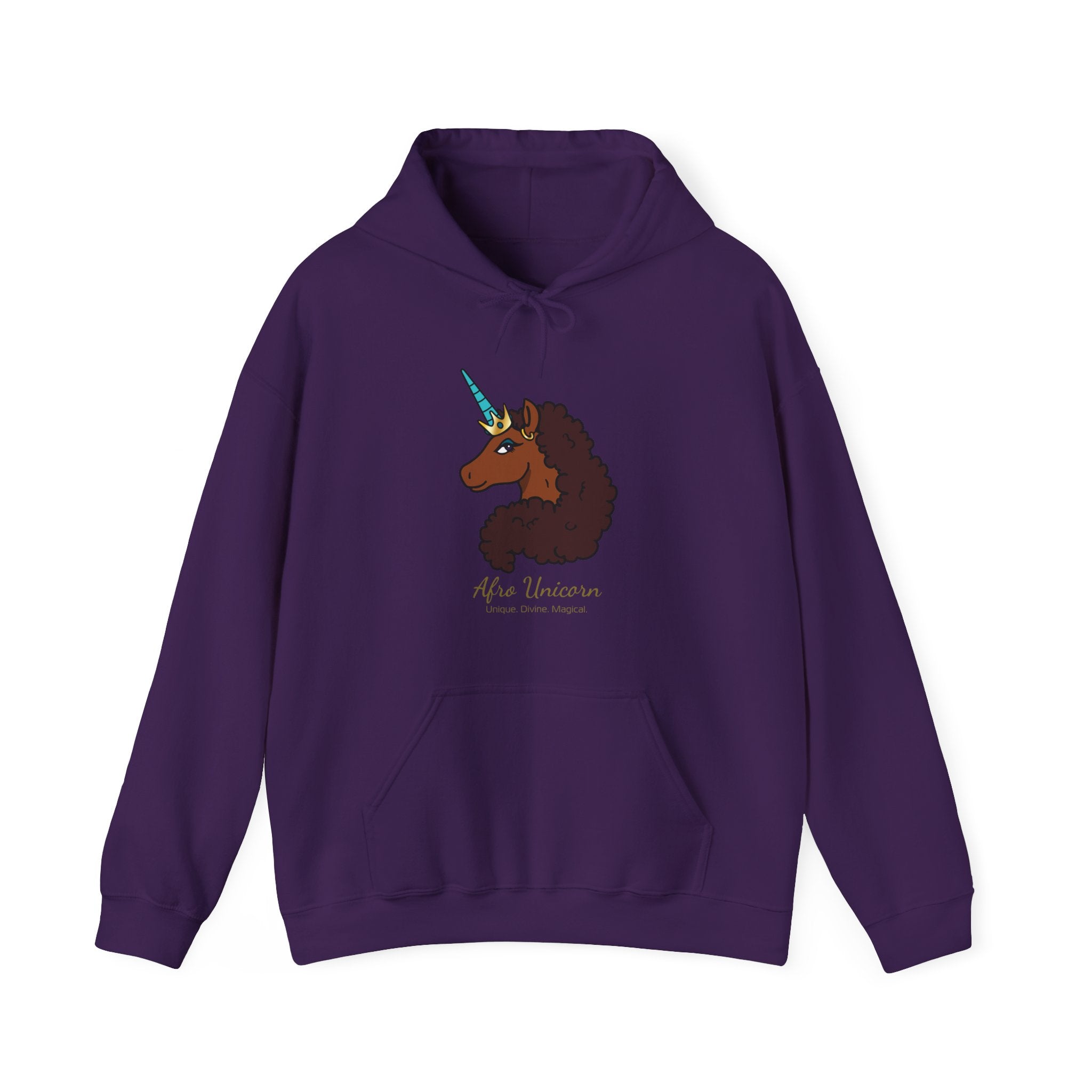 Unique Afro Unicorn Hoodie