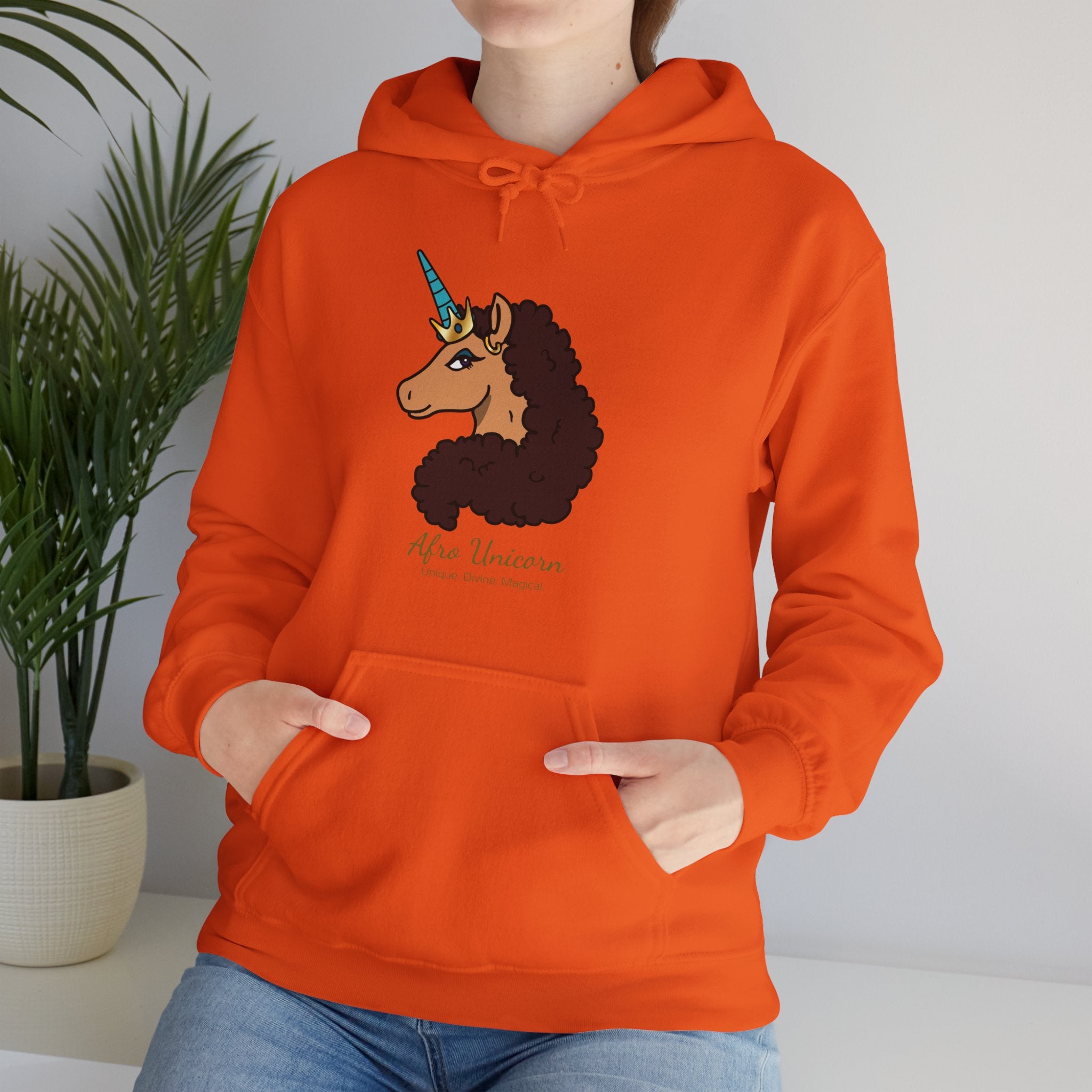 Divine Afro Unicorn Hoodie