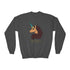 Youth Afro Unicorn Crewneck Sweatshirt - Divine