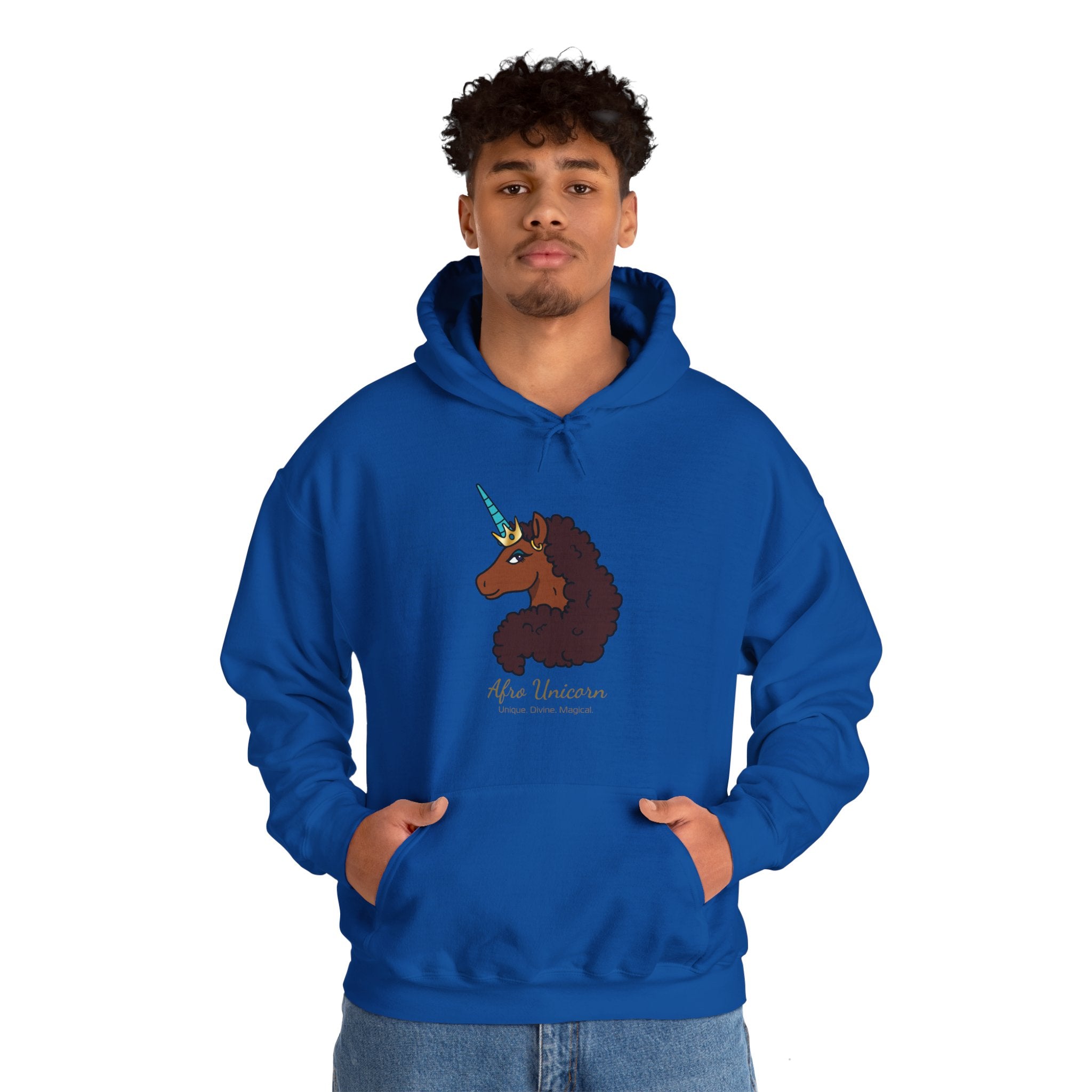 Unique Afro Unicorn Hoodie