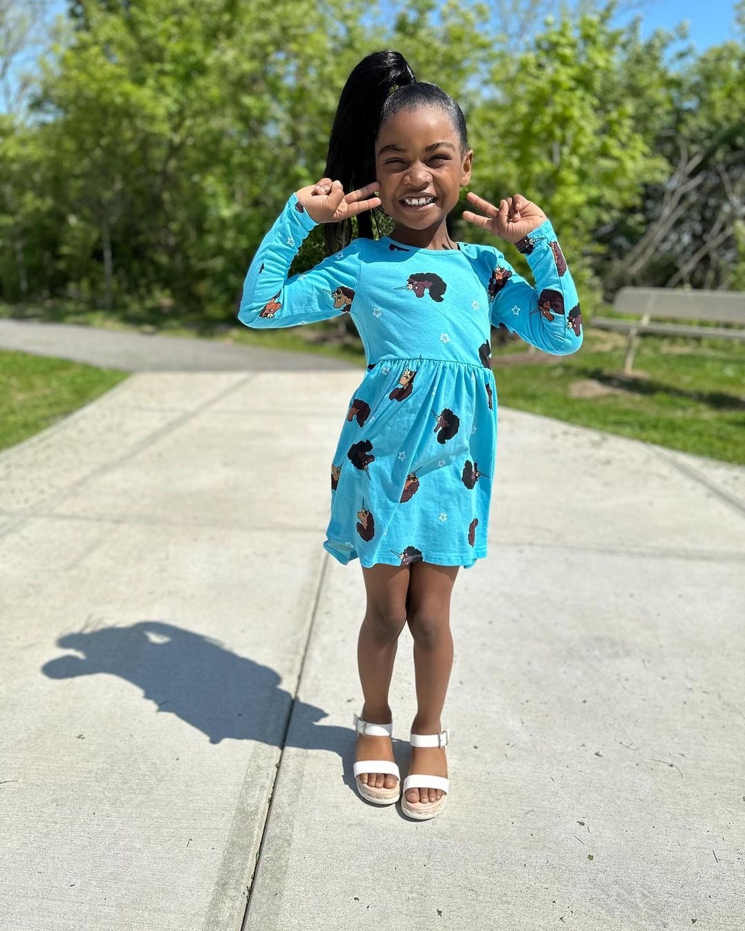 Afro Unicorn Dress