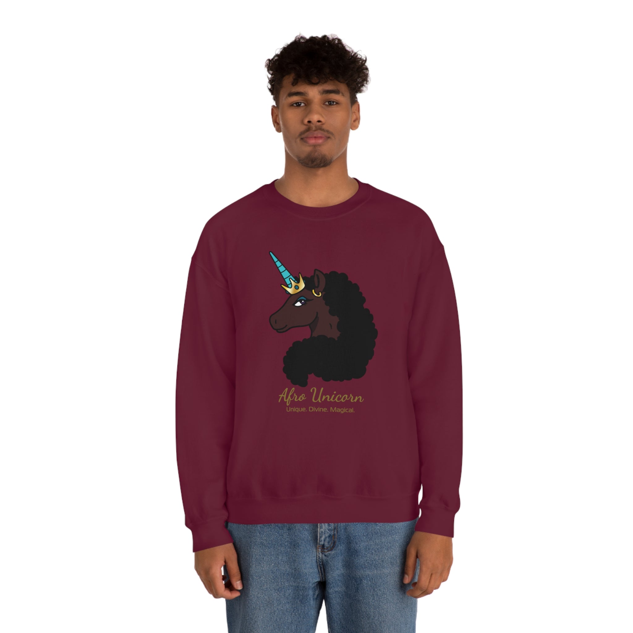 Magical Afro Unicorn Sweatshirt