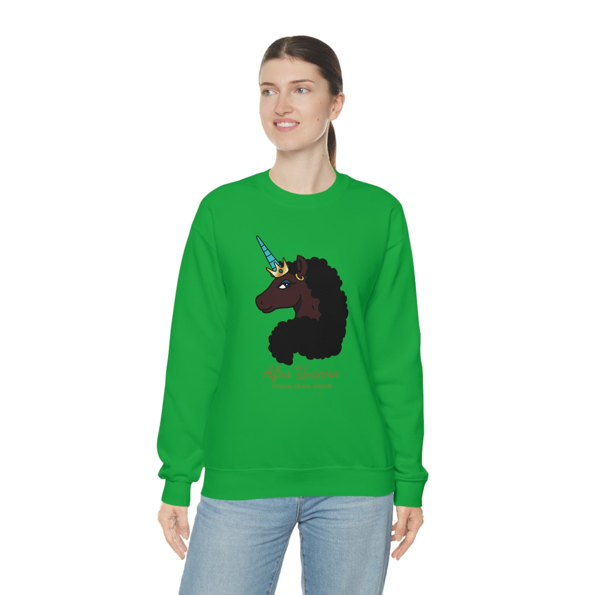 Magical Afro Unicorn Sweatshirt
