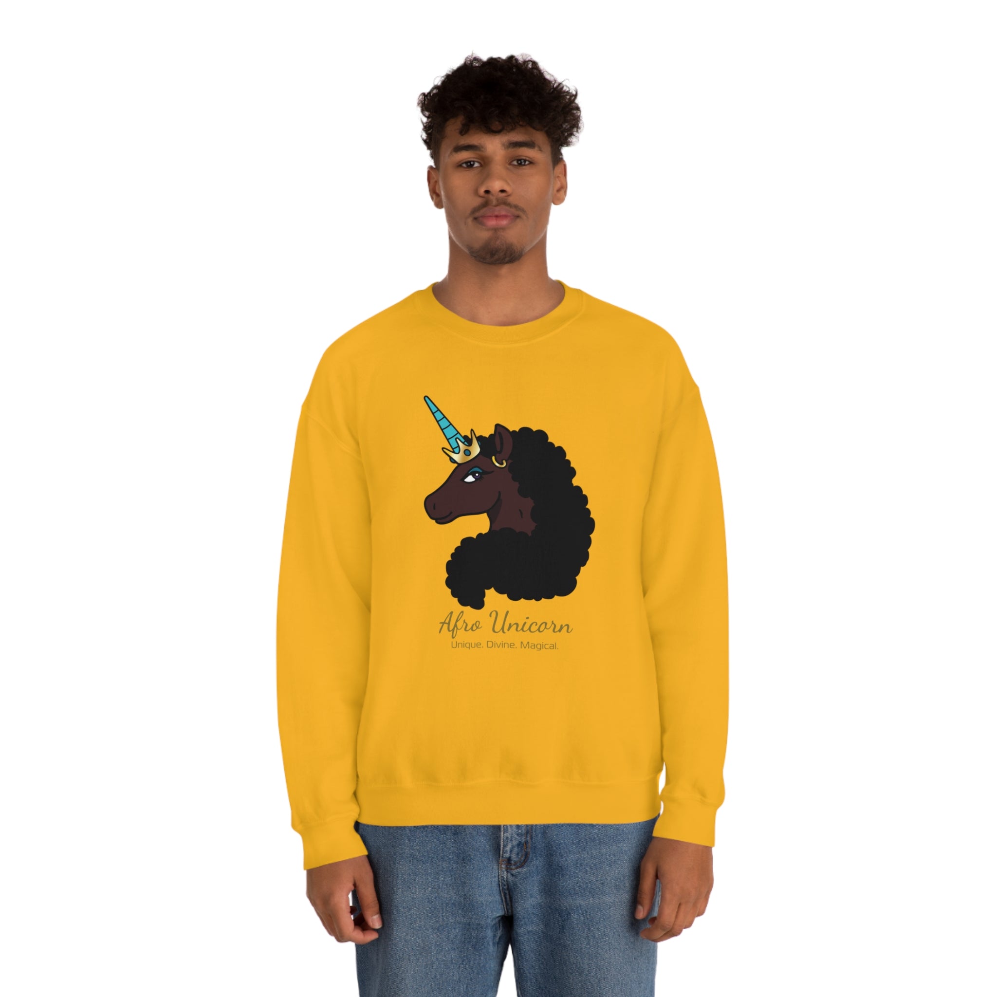 Magical Afro Unicorn Sweatshirt